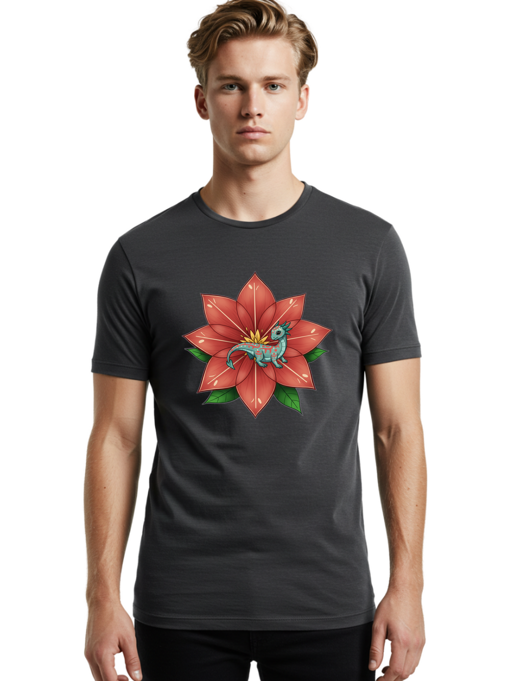 Sts-Dragon-Lotus Men'S Graphic Tee, 100% Cotton, Comfortable Casual Summer Wear, Machine Washable, Vintage Camera, Old Camera, Antique Camera, Black Camera, Classic Photography, Photography Equipment, Nostalgic Device, Film Camera, Camera Art Bal431