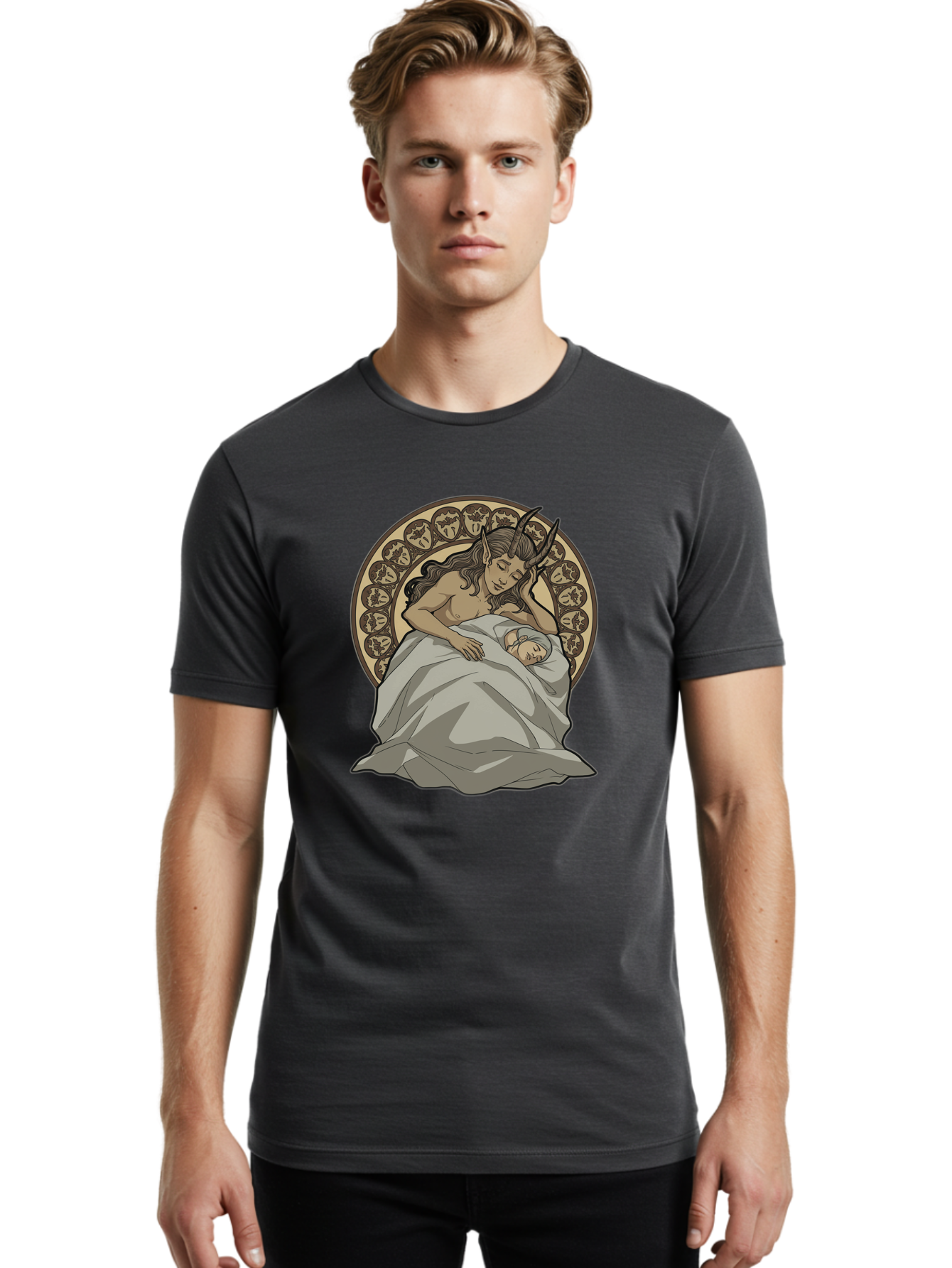 Succubus-With-Infant Men'S Graphic Tee, 100% Cotton, Comfortable Casual Summer Wear, Machine Washable, Vintage Camera, Old Camera, Antique Camera, Black Camera, Classic Photography, Photography Equipment, Nostalgic Device, Film Camera, Bal433