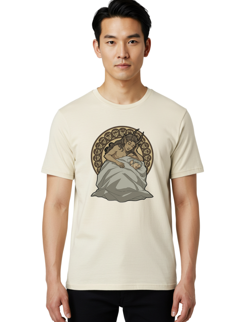 Succubus-With-Infant Men'S Graphic Tee, 100% Cotton, Comfortable Casual Summer Wear, Machine Washable, Vintage Camera, Old Camera, Antique Camera, Black Camera, Classic Photography, Photography Equipment, Nostalgic Device, Film Camera, Bal433
