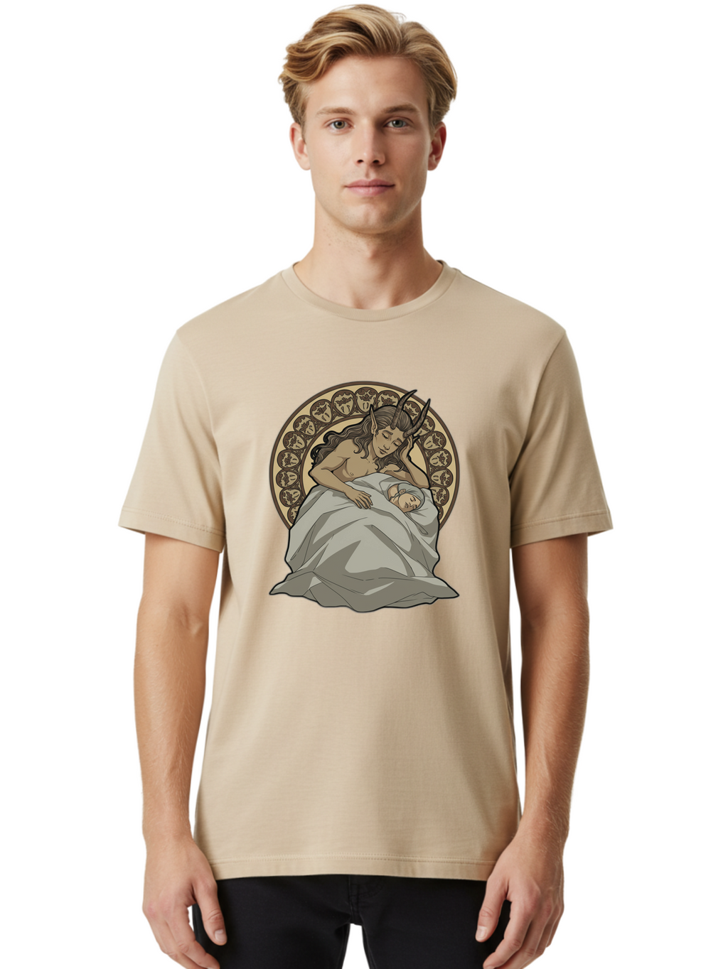 Succubus-With-Infant Men'S Graphic Tee, 100% Cotton, Comfortable Casual Summer Wear, Machine Washable, Vintage Camera, Old Camera, Antique Camera, Black Camera, Classic Photography, Photography Equipment, Nostalgic Device, Film Camera, Bal433