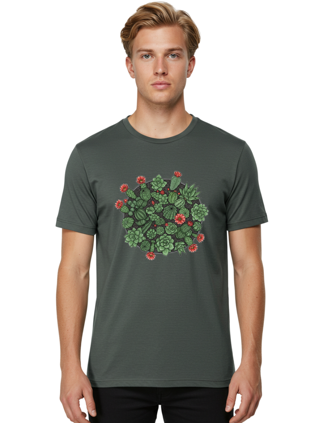 Succulent-Garden Men'S Graphic Tee, 100% Cotton, Comfortable Casual Summer Wear, Machine Washable, Vintage Camera, Old Camera, Antique Camera, Black Camera, Classic Photography, Photography Equipment, Nostalgic Device, Film Camera, Camera Art Bal434