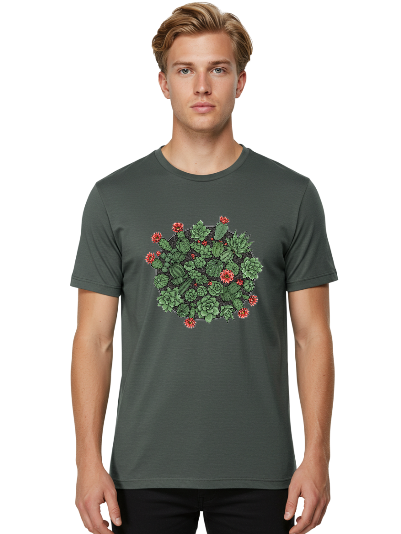 Succulent-Garden Men'S Graphic Tee, 100% Cotton, Comfortable Casual Summer Wear, Machine Washable, Vintage Camera, Old Camera, Antique Camera, Black Camera, Classic Photography, Photography Equipment, Nostalgic Device, Film Camera, Camera Art Bal434