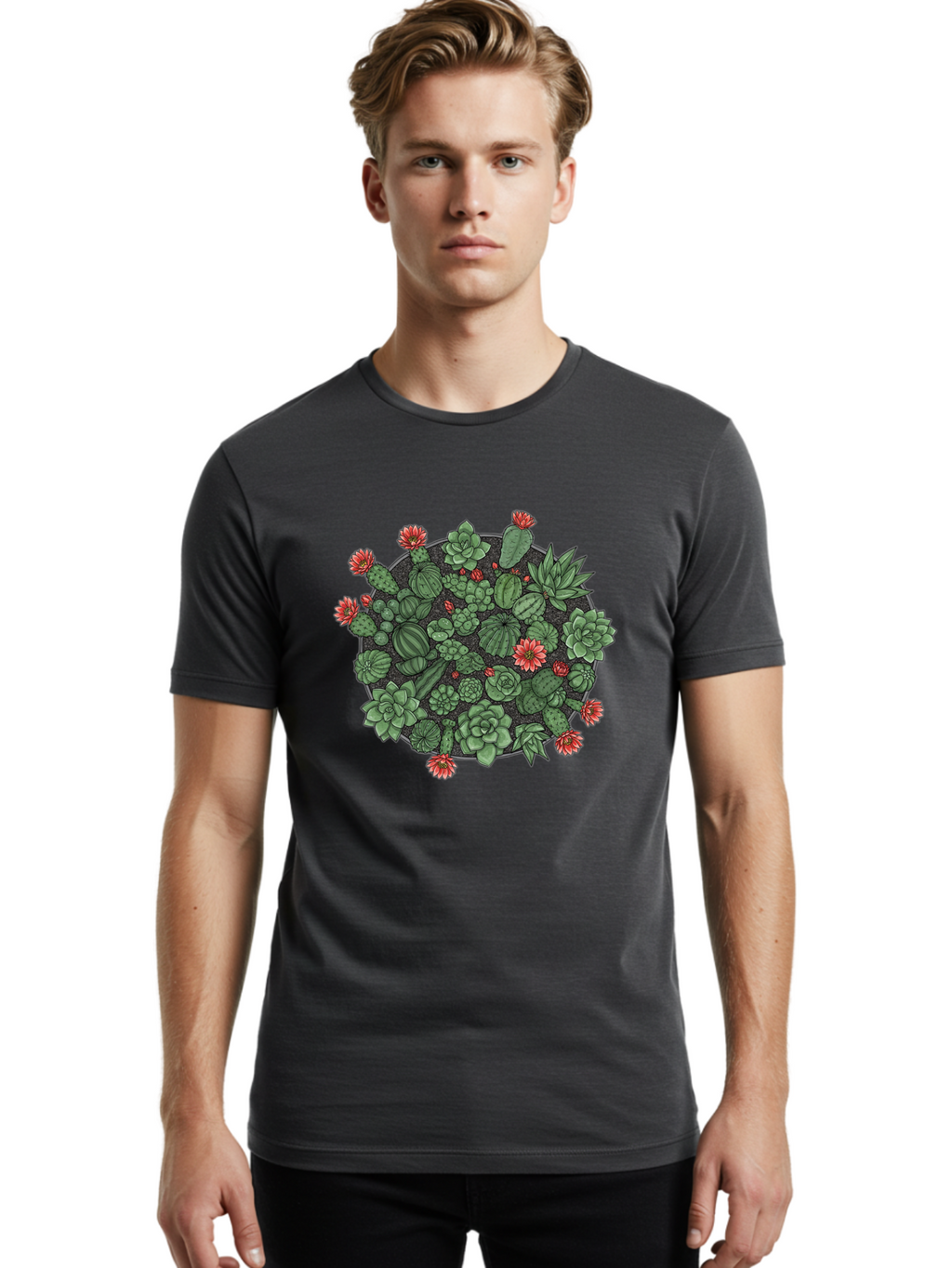 Succulent-Garden Men'S Graphic Tee, 100% Cotton, Comfortable Casual Summer Wear, Machine Washable, Vintage Camera, Old Camera, Antique Camera, Black Camera, Classic Photography, Photography Equipment, Nostalgic Device, Film Camera, Camera Art Bal434