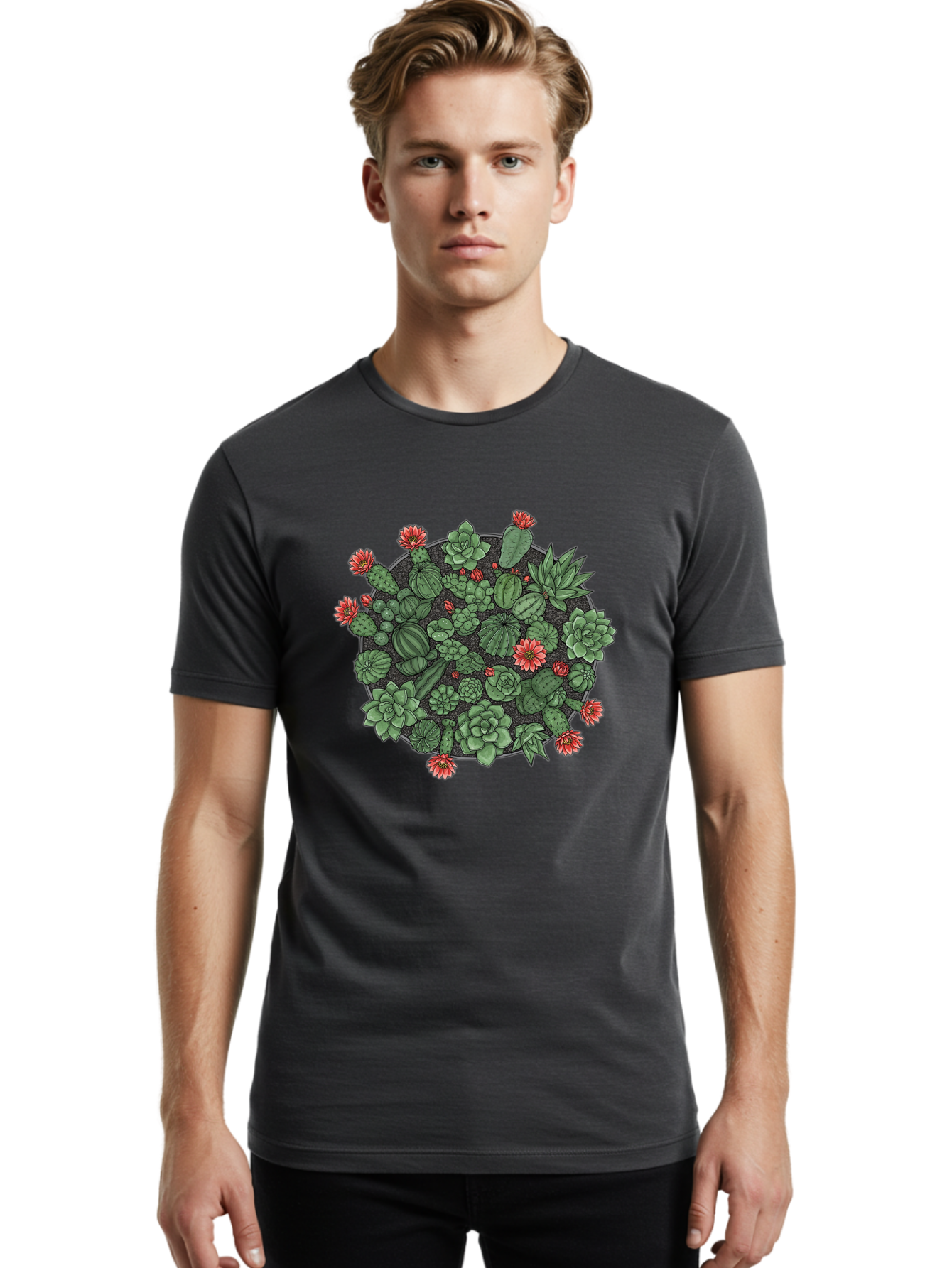 Succulent-Garden Men'S Graphic Tee, 100% Cotton, Comfortable Casual Summer Wear, Machine Washable, Vintage Camera, Old Camera, Antique Camera, Black Camera, Classic Photography, Photography Equipment, Nostalgic Device, Film Camera, Camera Art Bal434