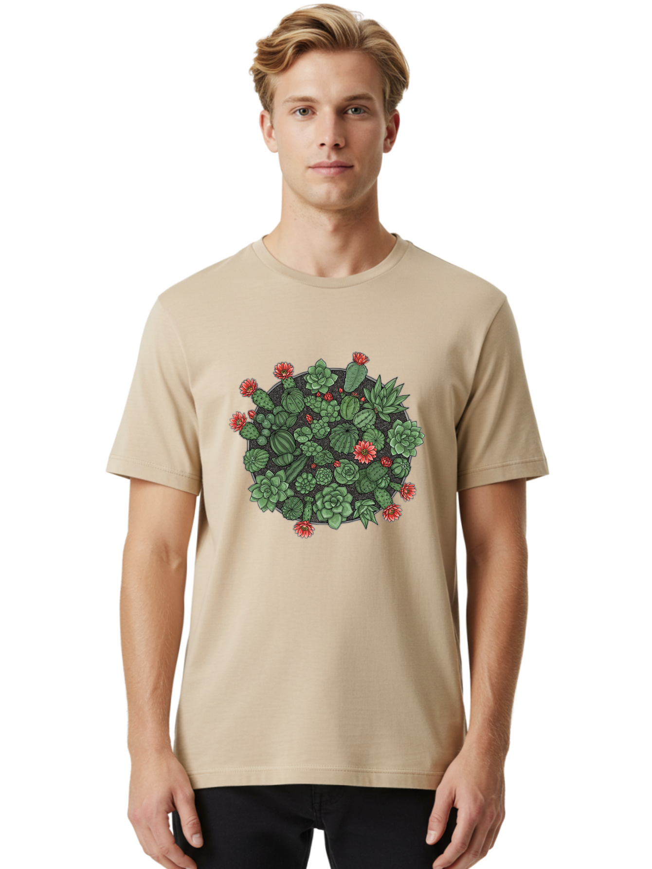 Succulent-Garden Men'S Graphic Tee, 100% Cotton, Comfortable Casual Summer Wear, Machine Washable, Vintage Camera, Old Camera, Antique Camera, Black Camera, Classic Photography, Photography Equipment, Nostalgic Device, Film Camera, Camera Art Bal434