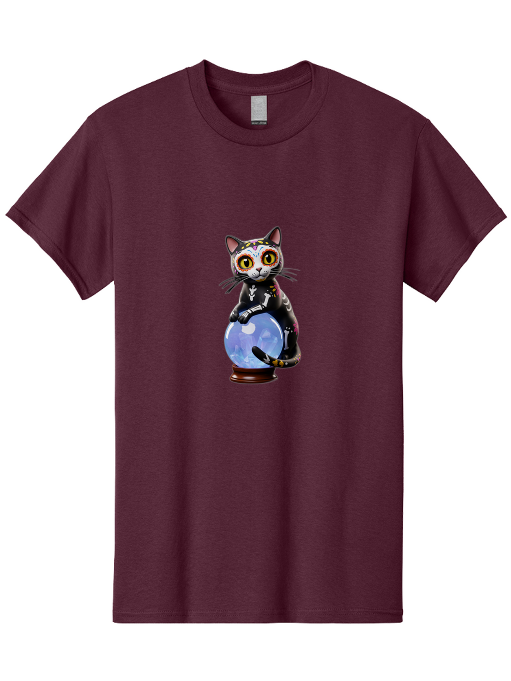 Sugar-Skull-Cat Men'S Graphic Tee, 100% Cotton, Comfortable Casual Summer Wear, Machine Washable, Vintage Camera, Old Camera, Antique Camera, Black Camera, Classic Photography, Photography Equipment, Nostalgic Device, Film Camera, Camera Art Bal436