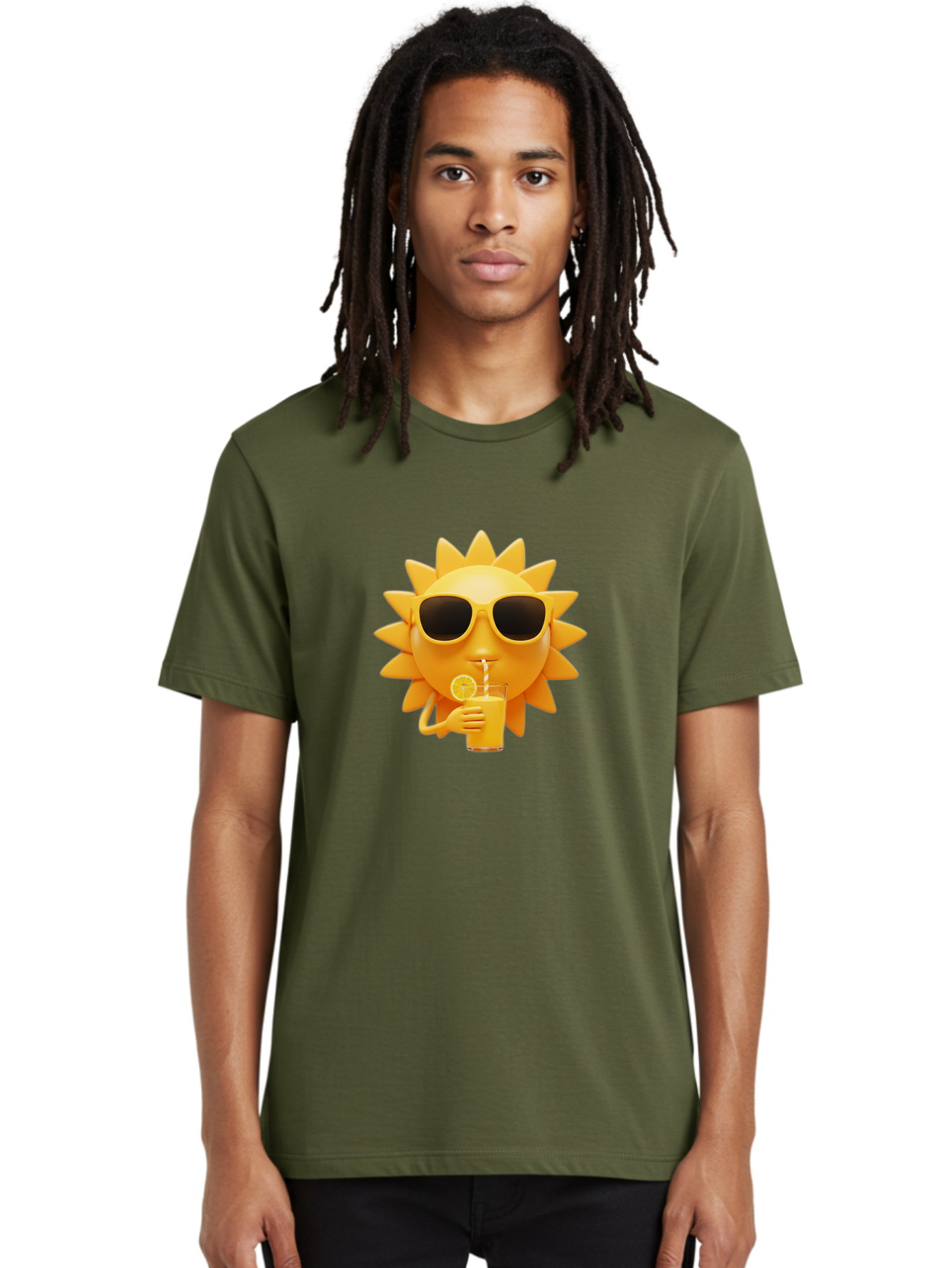 Sun-Drinking-Juice Men'S Graphic Tee, 100% Cotton, Comfortable Casual Summer Wear, Machine Washable, Vintage Camera, Old Camera, Antique Camera, Black Camera, Classic Photography, Photography Equipment, Nostalgic Device, Film Camera, Bal442