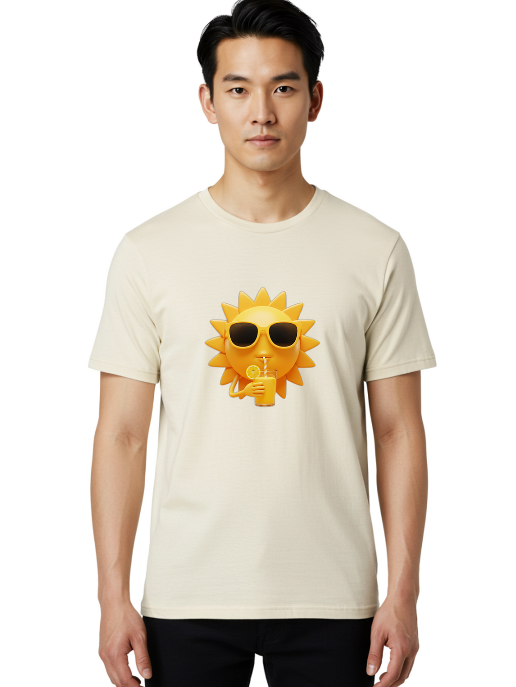 Sun-Drinking-Juice Men'S Graphic Tee, 100% Cotton, Comfortable Casual Summer Wear, Machine Washable, Vintage Camera, Old Camera, Antique Camera, Black Camera, Classic Photography, Photography Equipment, Nostalgic Device, Film Camera, Bal442