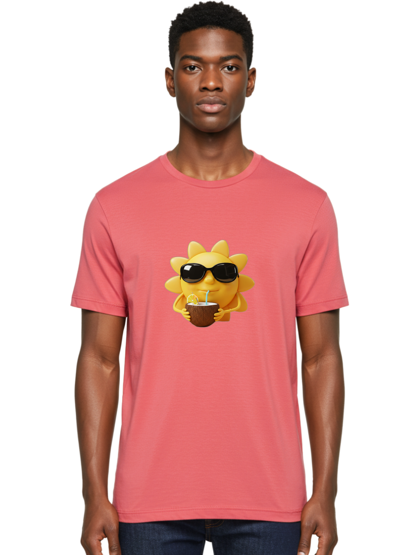 Sun-Wearing-Sunglasses Men'S Graphic Tee, 100% Cotton, Comfortable Casual Summer Wear, Machine Washable, Vintage Camera, Old Camera, Antique Camera, Black Camera, Classic Photography, Photography Equipment, Nostalgic Device, Film Camera, Bal443