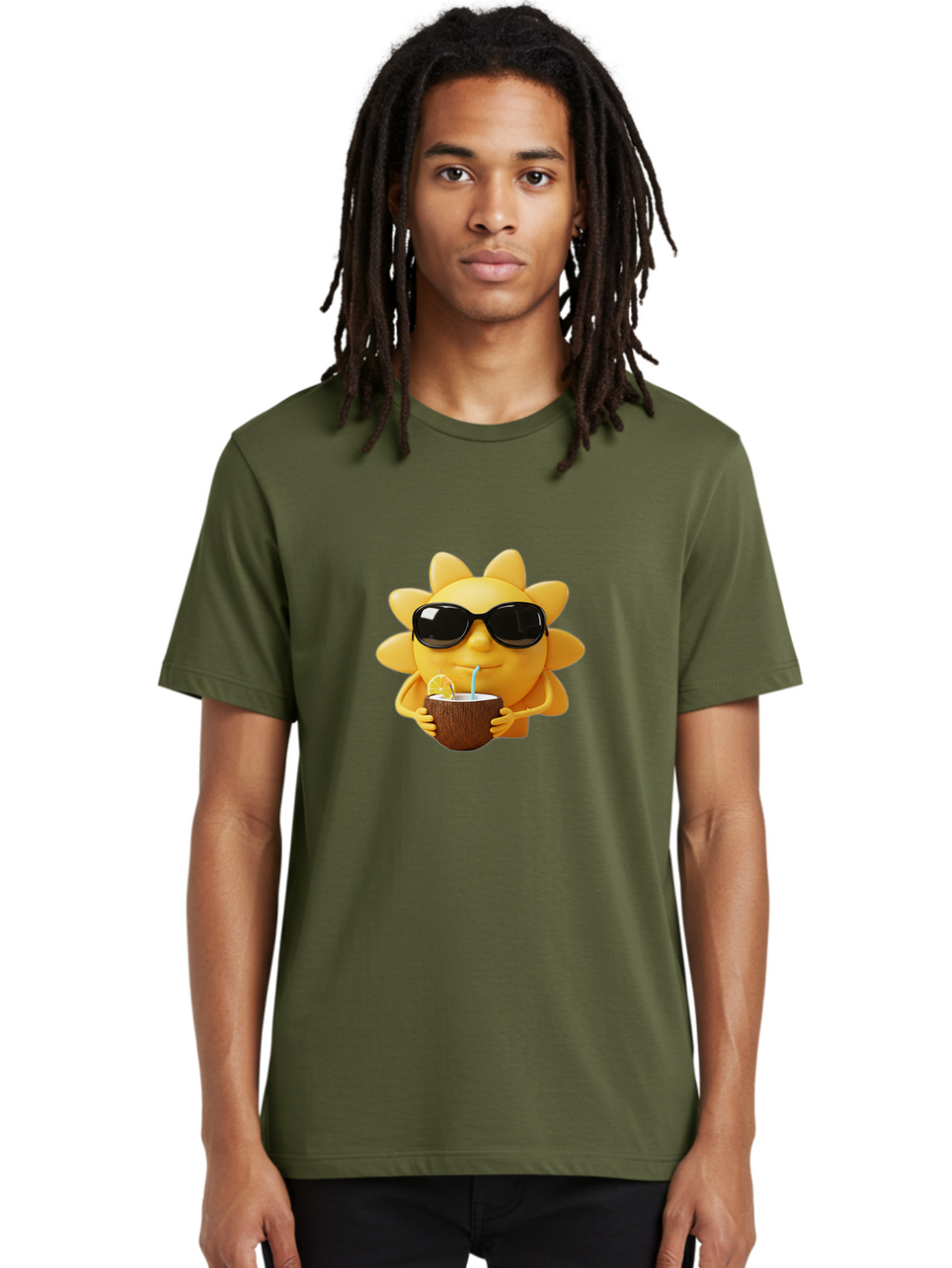 Sun-Wearing-Sunglasses Men'S Graphic Tee, 100% Cotton, Comfortable Casual Summer Wear, Machine Washable, Vintage Camera, Old Camera, Antique Camera, Black Camera, Classic Photography, Photography Equipment, Nostalgic Device, Film Camera, Bal443