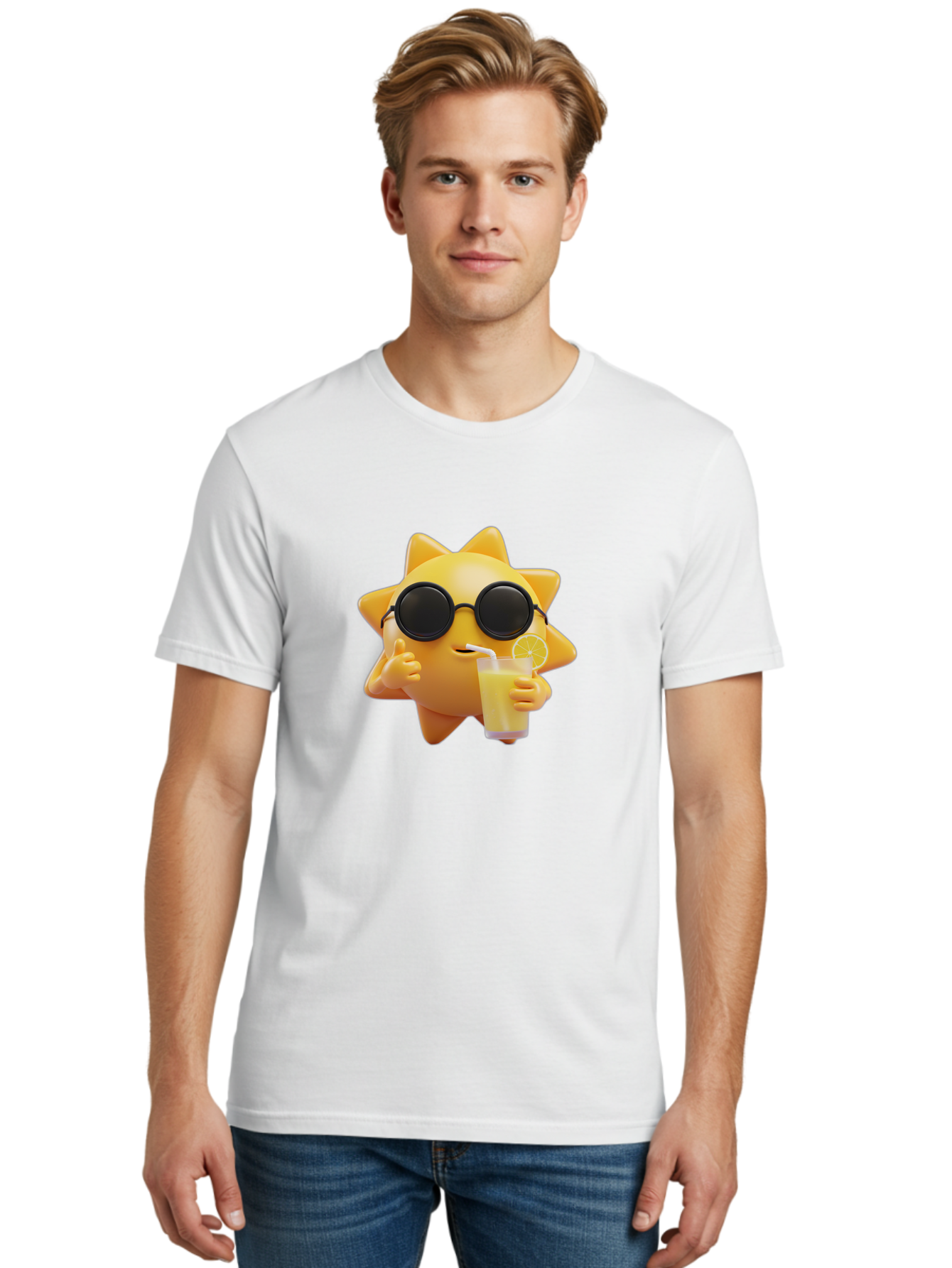 Sun-With-Sunglasses Men'S Graphic Tee, 100% Cotton, Comfortable Casual Summer Wear, Machine Washable, Vintage Camera, Old Camera, Antique Camera, Black Camera, Classic Photography, Photography Equipment, Nostalgic Device, Film Camera, Bal446