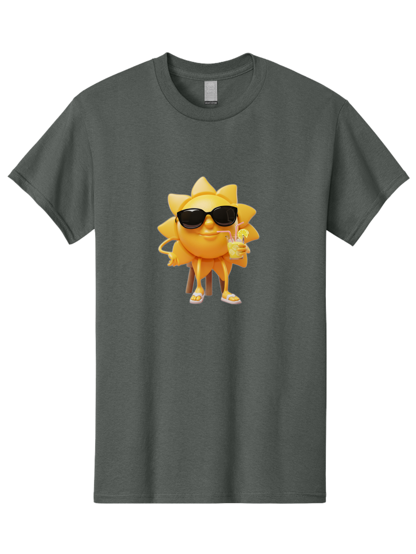 Sunny-Character-1 Men'S Graphic Tee, 100% Cotton, Comfortable Casual Summer Wear, Machine Washable, Vintage Camera, Old Camera, Antique Camera, Black Camera, Classic Photography, Photography Equipment, Nostalgic Device, Film Camera, Camera Art Bal448