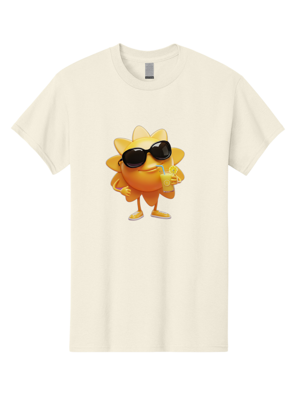 Sunny-Character-2 Men'S Graphic Tee, 100% Cotton, Comfortable Casual Summer Wear, Machine Washable, Vintage Camera, Old Camera, Antique Camera, Black Camera, Classic Photography, Photography Equipment, Nostalgic Device, Film Camera, Camera Art Bal449