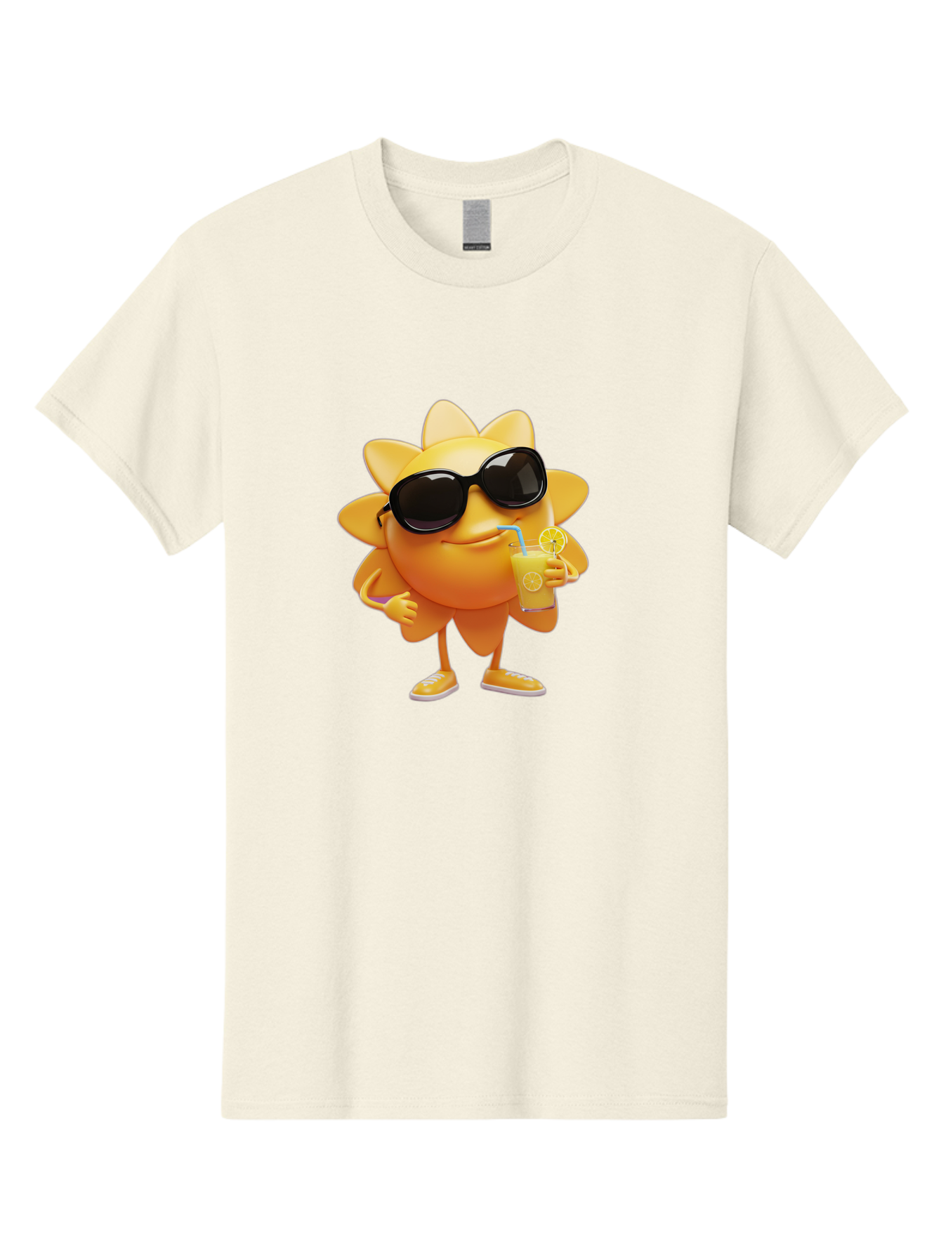 Sunny-Character-2 Men'S Graphic Tee, 100% Cotton, Comfortable Casual Summer Wear, Machine Washable, Vintage Camera, Old Camera, Antique Camera, Black Camera, Classic Photography, Photography Equipment, Nostalgic Device, Film Camera, Camera Art Bal449