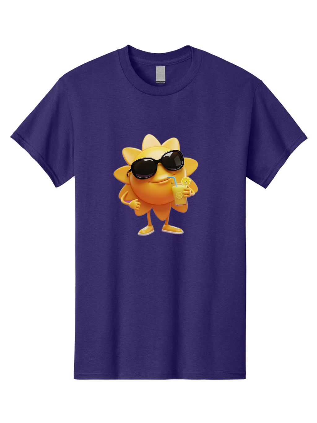 Sunny-Character-2 Men'S Graphic Tee, 100% Cotton, Comfortable Casual Summer Wear, Machine Washable, Vintage Camera, Old Camera, Antique Camera, Black Camera, Classic Photography, Photography Equipment, Nostalgic Device, Film Camera, Camera Art Bal449