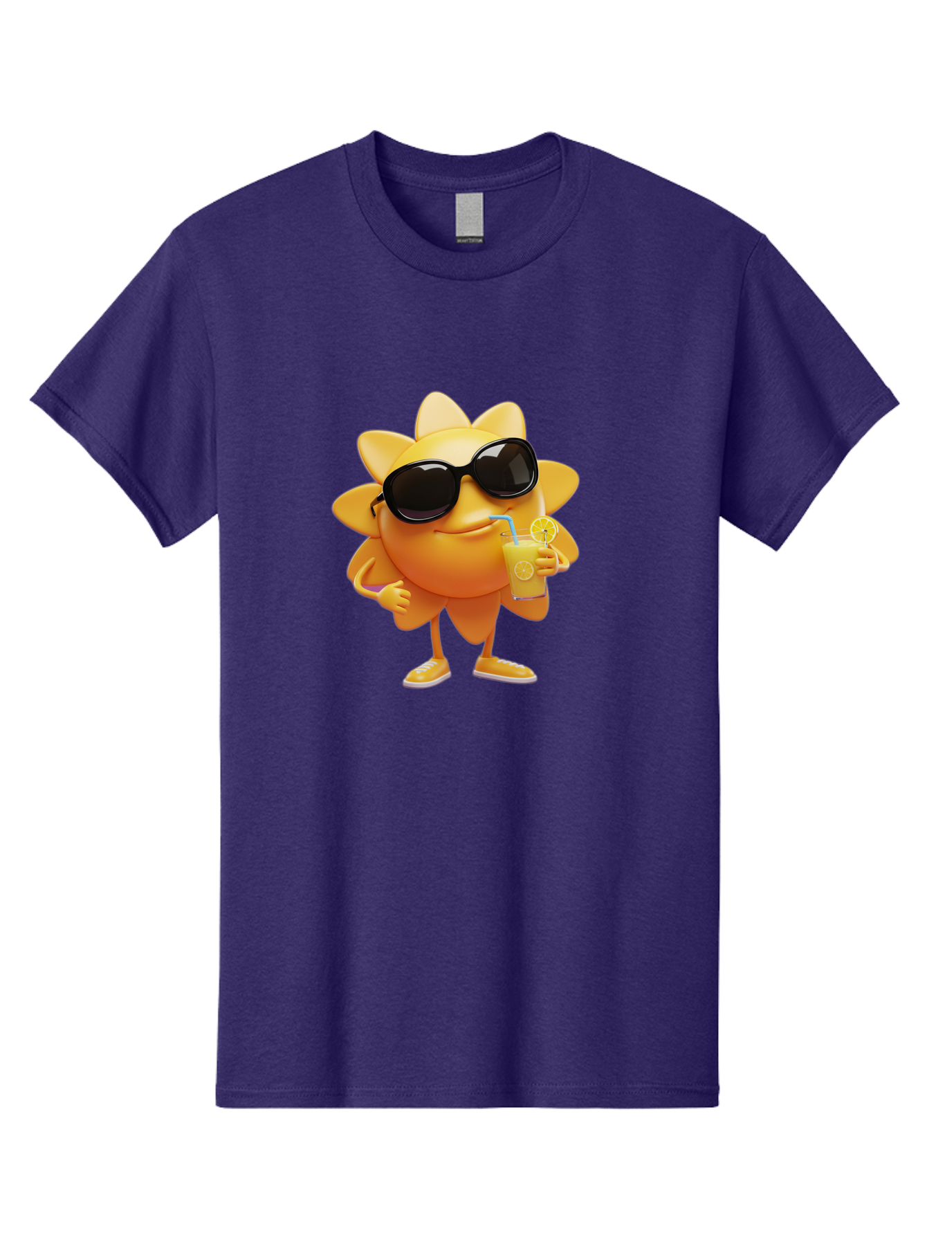Sunny-Character-2 Men'S Graphic Tee, 100% Cotton, Comfortable Casual Summer Wear, Machine Washable, Vintage Camera, Old Camera, Antique Camera, Black Camera, Classic Photography, Photography Equipment, Nostalgic Device, Film Camera, Camera Art Bal449