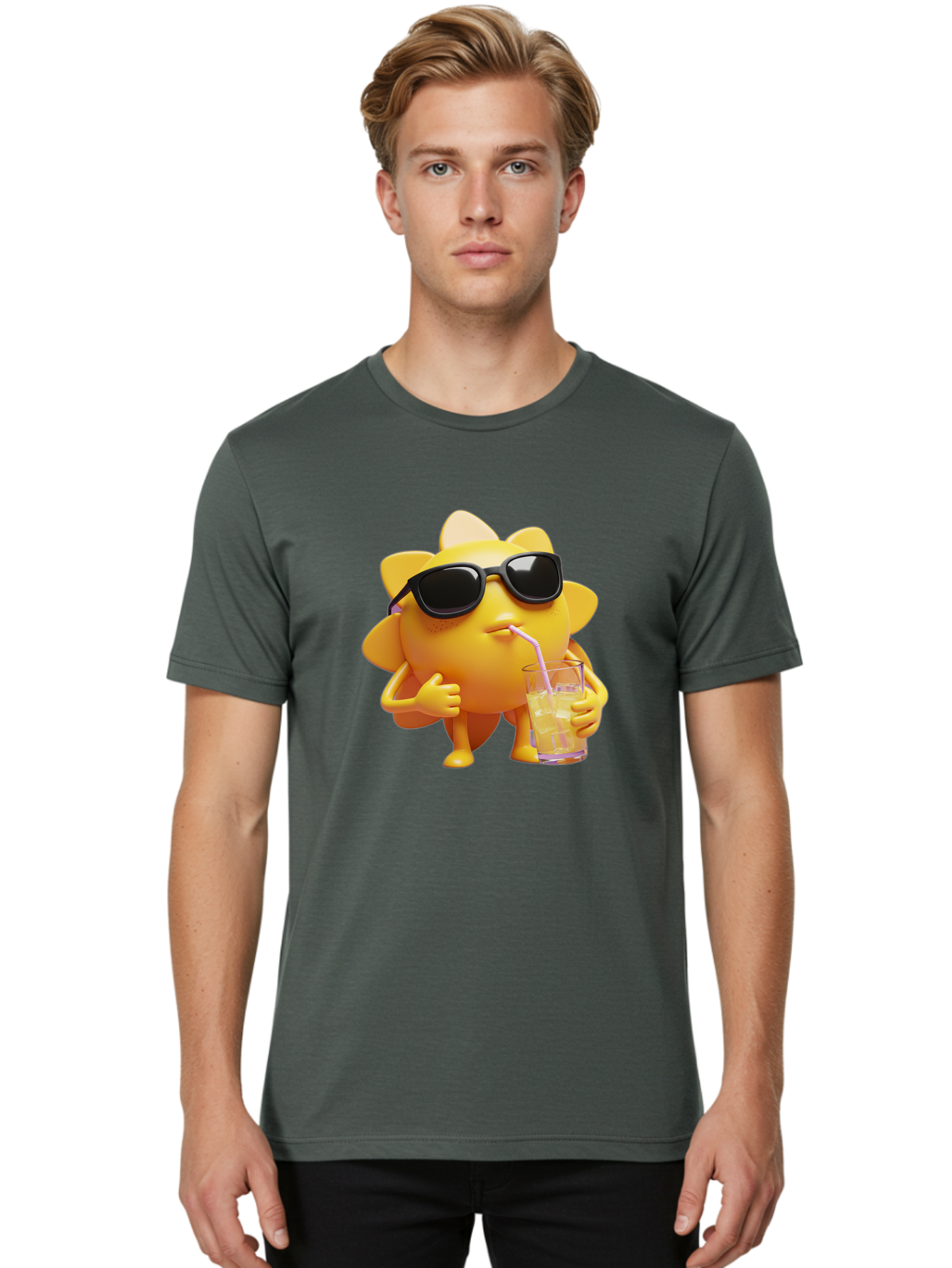 Sunny-Character Men'S Graphic Tee, 100% Cotton, Comfortable Casual Summer Wear, Machine Washable, Vintage Camera, Old Camera, Antique Camera, Black Camera, Classic Photography, Photography Equipment, Nostalgic Device, Film Camera, Camera Art Bal451