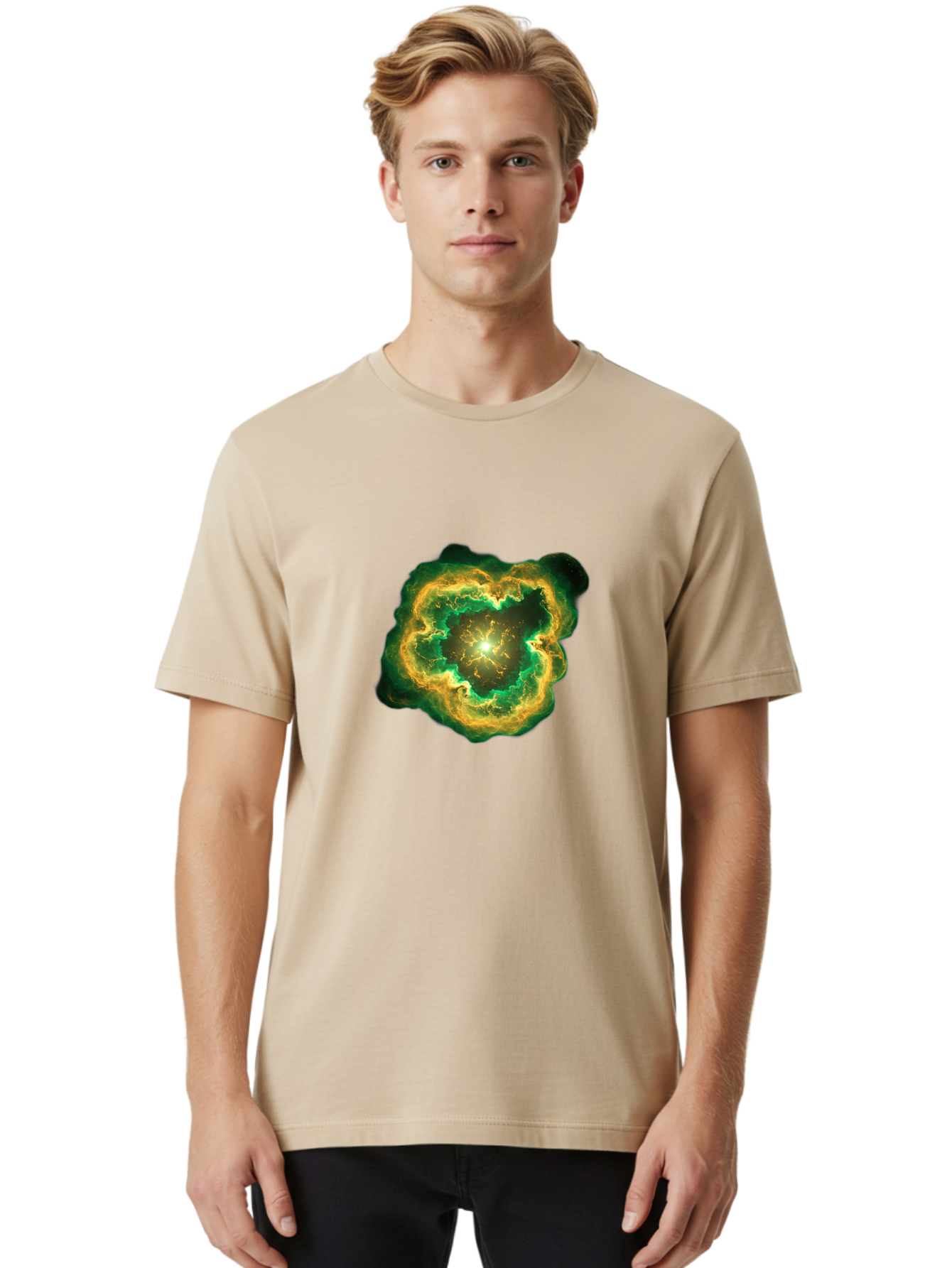 Supernova-Explosion Men'S Graphic Tee, 100% Cotton, Comfortable Casual Summer Wear, Machine Washable, Vintage Camera, Old Camera, Antique Camera, Black Camera, Classic Photography, Photography Equipment, Nostalgic Device, Film Camera, Bal452