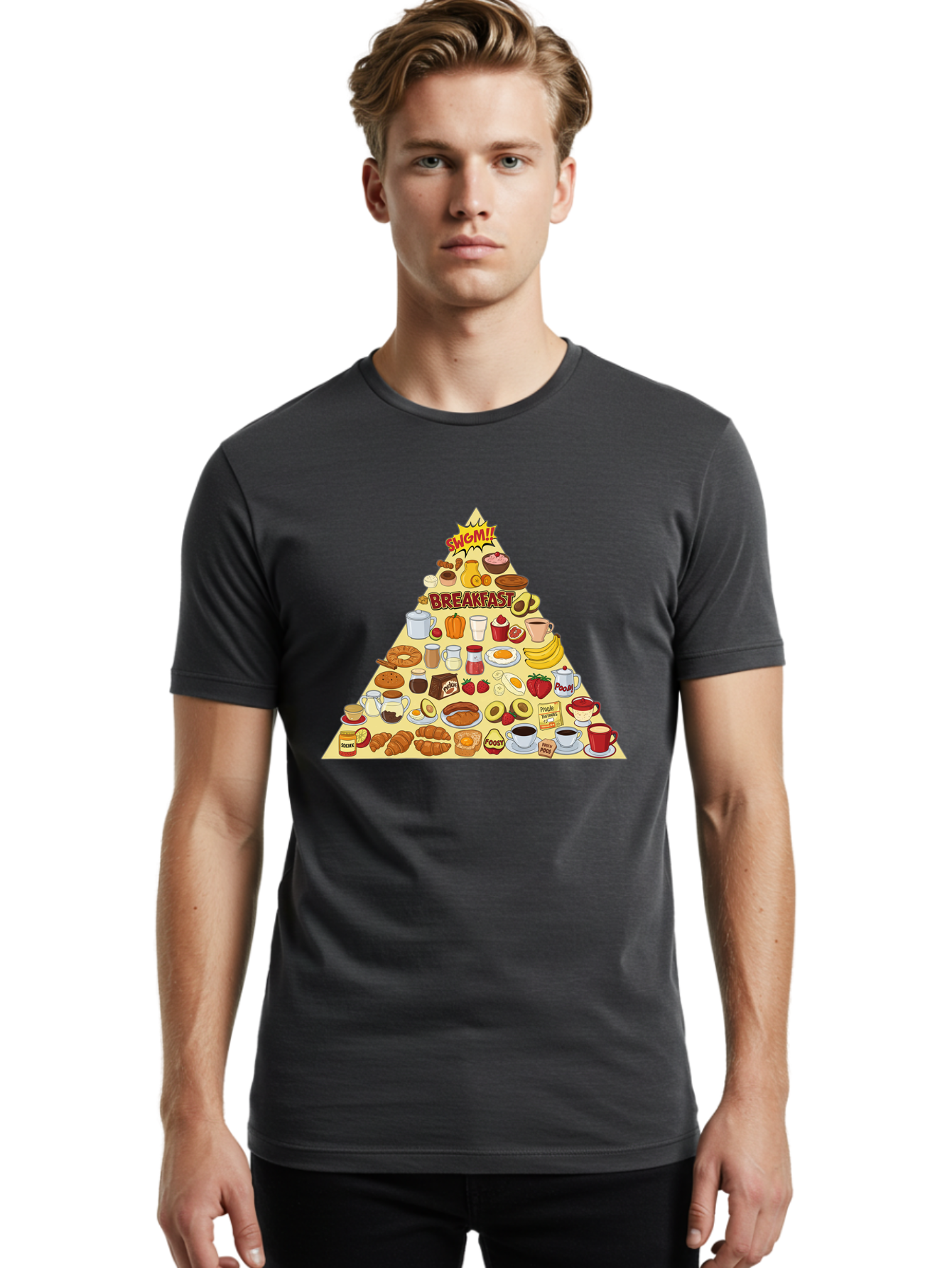 Swgm-Breakfast Men'S Graphic Tee, 100% Cotton, Comfortable Casual Summer Wear, Machine Washable, Vintage Camera, Old Camera, Antique Camera, Black Camera, Classic Photography, Photography Equipment, Nostalgic Device, Film Camera, Camera Art Bal454