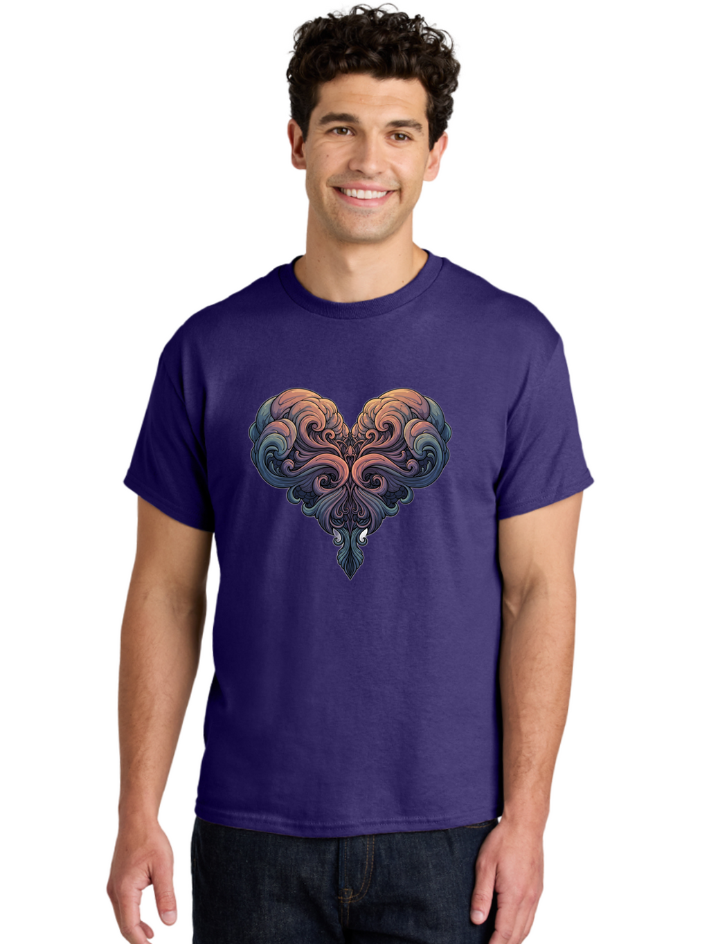 Swirly-Heart-Shaped-Cloud Men'S Graphic Tee, 100% Cotton, Comfortable Casual Summer Wear, Machine Washable, Vintage Camera, Old Camera, Antique Camera, Black Camera, Classic Photography, Photography Equipment, Nostalgic Device, Film Camera, Bal455