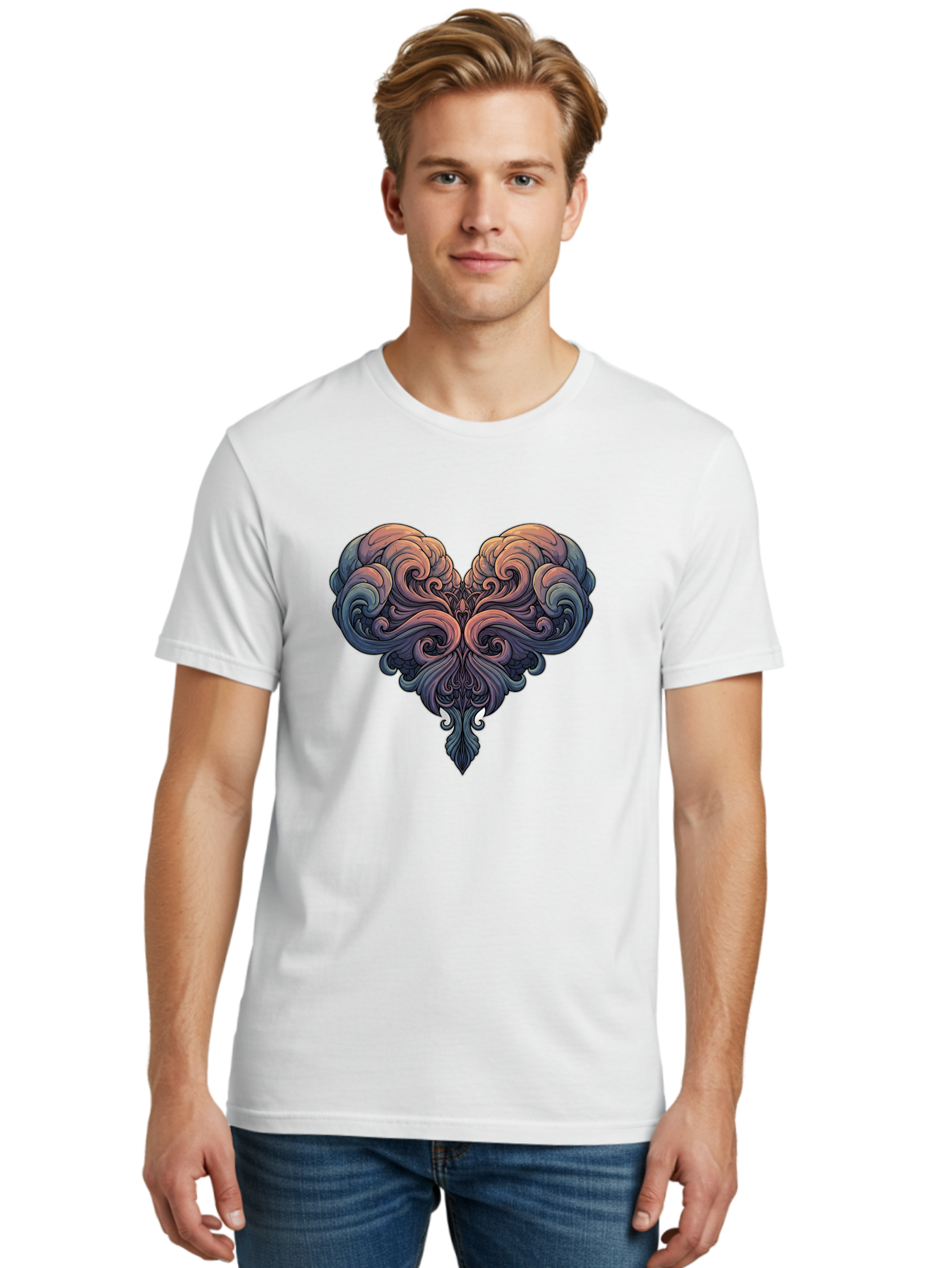 Swirly-Heart-Shaped-Cloud Men'S Graphic Tee, 100% Cotton, Comfortable Casual Summer Wear, Machine Washable, Vintage Camera, Old Camera, Antique Camera, Black Camera, Classic Photography, Photography Equipment, Nostalgic Device, Film Camera, Bal455