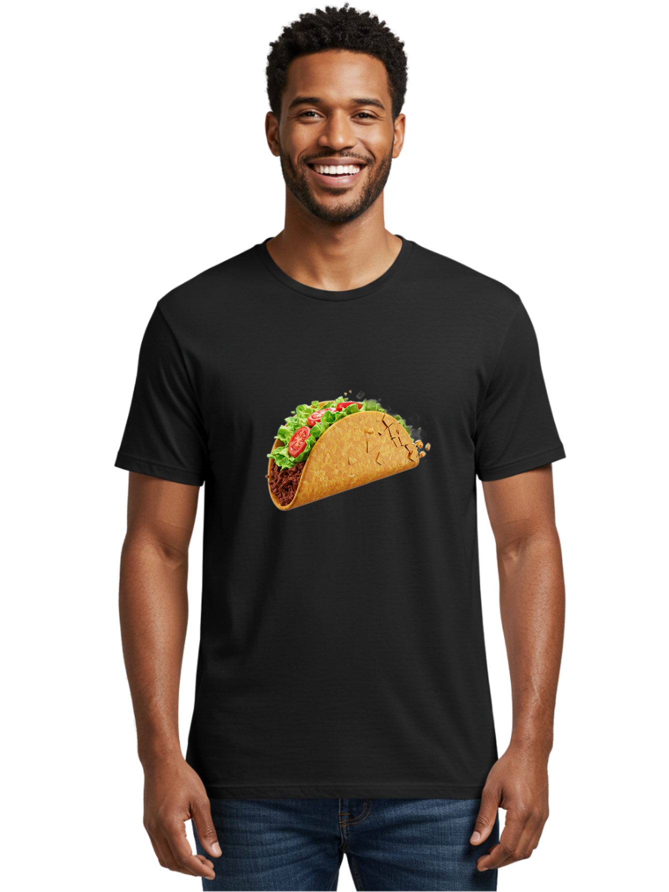 Taco-2 Men'S Graphic Tee, 100% Cotton, Comfortable Casual Summer Wear, Machine Washable, Vintage Camera, Old Camera, Antique Camera, Black Camera, Classic Photography, Photography Equipment, Nostalgic Device, Film Camera, Camera Art Bal459