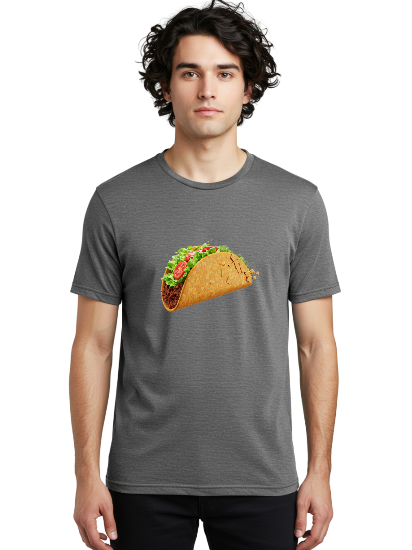 Taco-2 Men'S Graphic Tee, 100% Cotton, Comfortable Casual Summer Wear, Machine Washable, Vintage Camera, Old Camera, Antique Camera, Black Camera, Classic Photography, Photography Equipment, Nostalgic Device, Film Camera, Camera Art Bal459