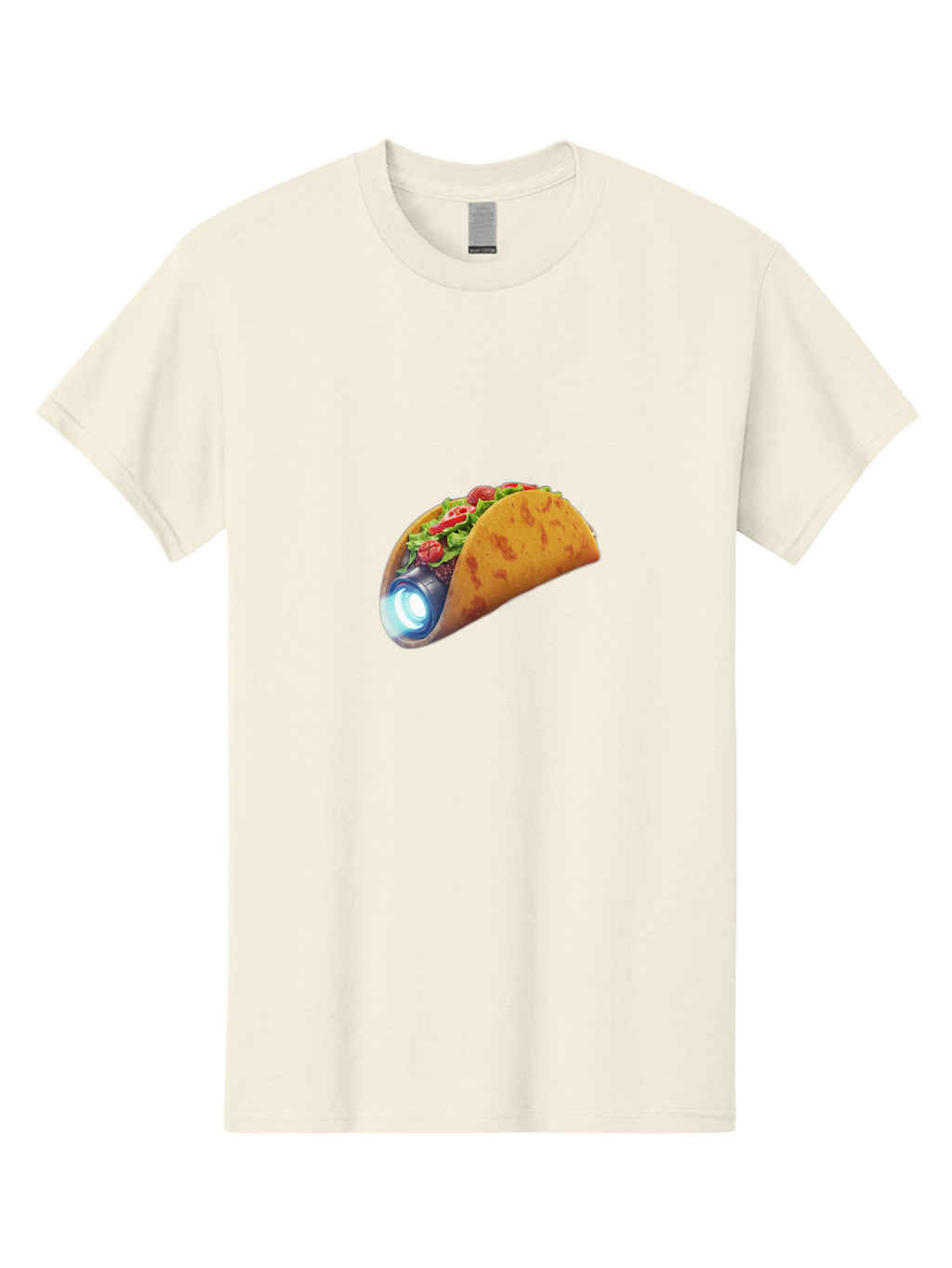 Taco-Headlamp Men'S Graphic Tee, 100% Cotton, Comfortable Casual Summer Wear, Machine Washable, Vintage Camera, Old Camera, Antique Camera, Black Camera, Classic Photography, Photography Equipment, Nostalgic Device, Film Camera, Camera Art Bal461