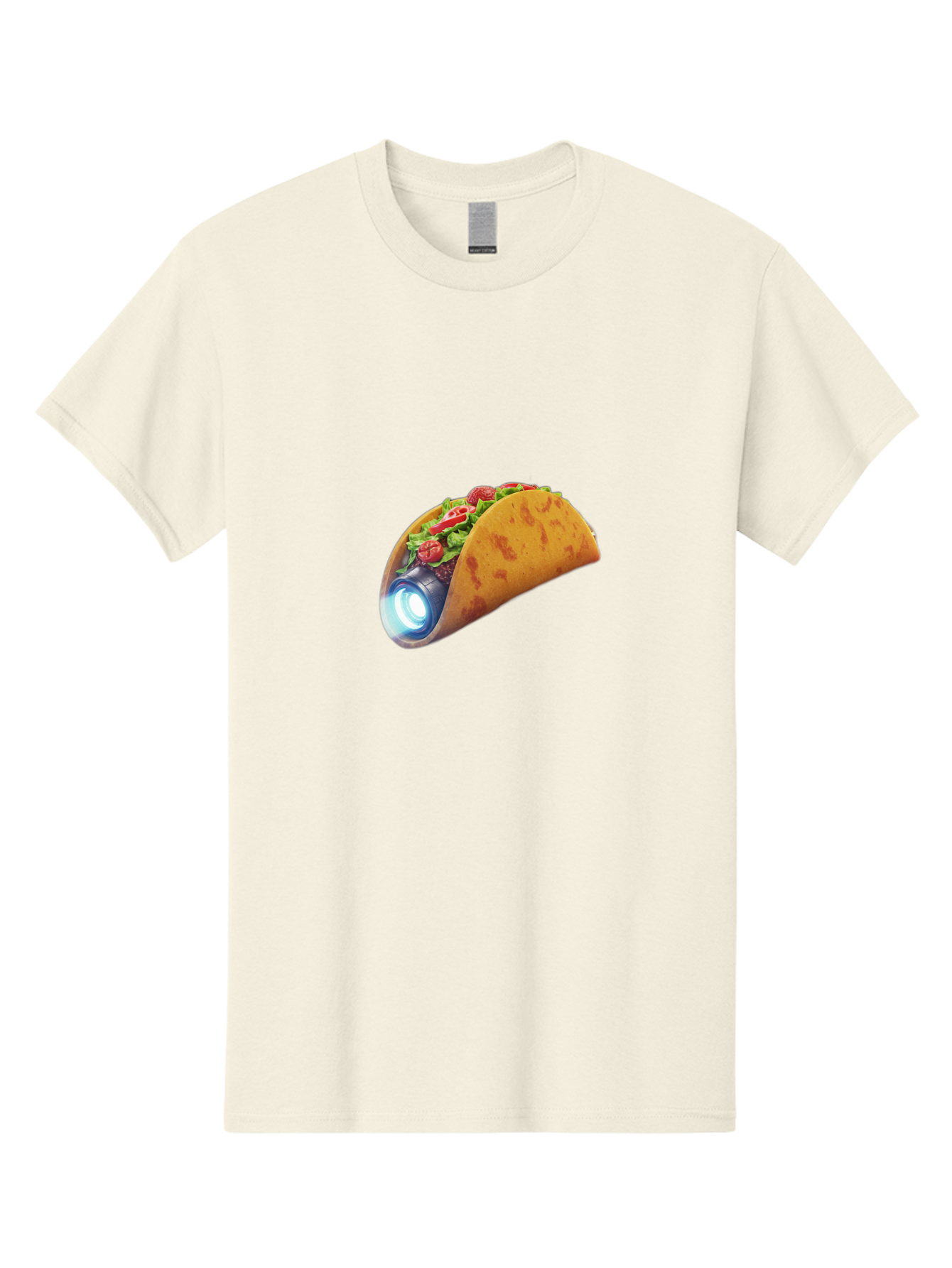 Taco-Headlamp Men'S Graphic Tee, 100% Cotton, Comfortable Casual Summer Wear, Machine Washable, Vintage Camera, Old Camera, Antique Camera, Black Camera, Classic Photography, Photography Equipment, Nostalgic Device, Film Camera, Camera Art Bal461