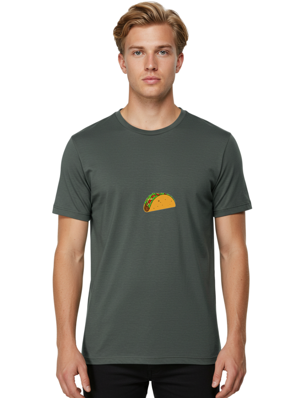 Taco Men'S Graphic Tee, 100% Cotton, Comfortable Casual Summer Wear, Machine Washable, Vintage Camera, Old Camera, Antique Camera, Black Camera, Classic Photography, Photography Equipment, Nostalgic Device, Film Camera, Camera Art Bal462
