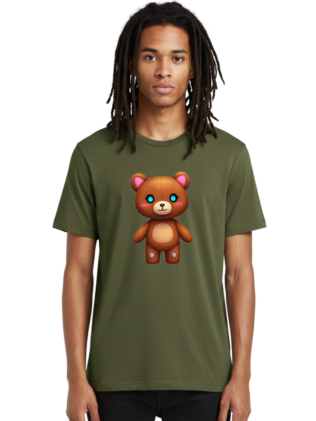 Teddy-Bear-1 Men'S Graphic Tee, 100% Cotton, Comfortable Casual Summer Wear, Machine Washable, Vintage Camera, Old Camera, Antique Camera, Black Camera, Classic Photography, Photography Equipment, Nostalgic Device, Film Camera, Camera Art Bal467
