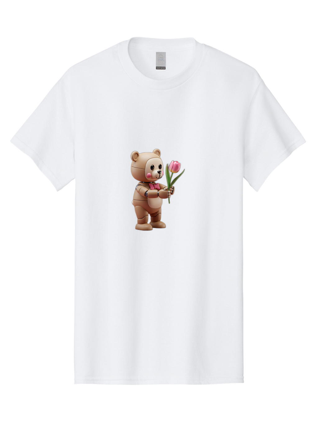 Teddy-Bear-Robot Men'S Graphic Tee, 100% Cotton, Comfortable Casual Summer Wear, Machine Washable, Vintage Camera, Old Camera, Antique Camera, Black Camera, Classic Photography, Photography Equipment, Nostalgic Device, Film Camera, Camera Art Bal469