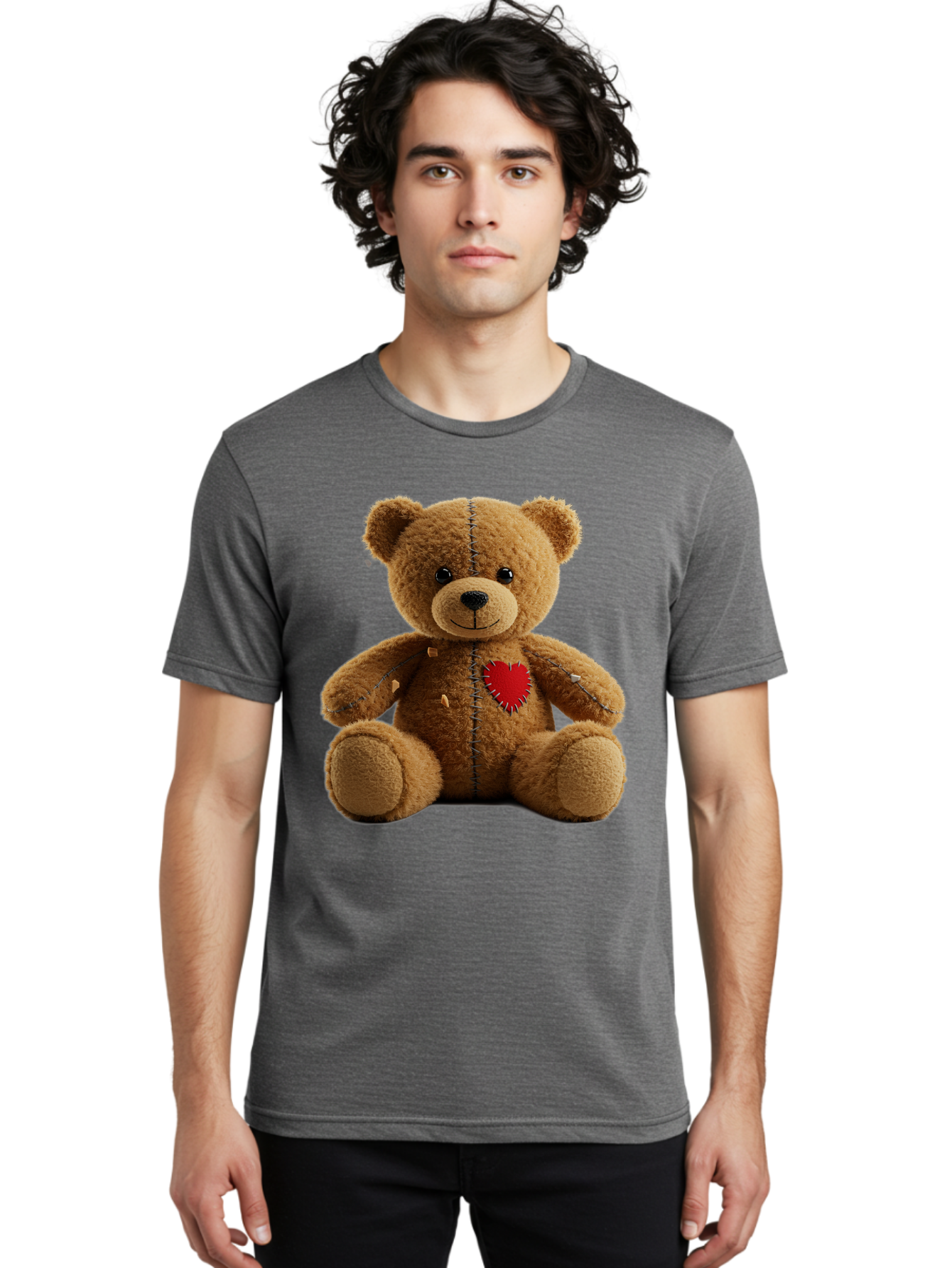 Teddy-Bear-Voodoo-Doll Men'S Graphic Tee, 100% Cotton, Comfortable Casual Summer Wear, Machine Washable, Vintage Camera, Old Camera, Antique Camera, Black Camera, Classic Photography, Photography Equipment, Nostalgic Device, Film Camera, Bal470