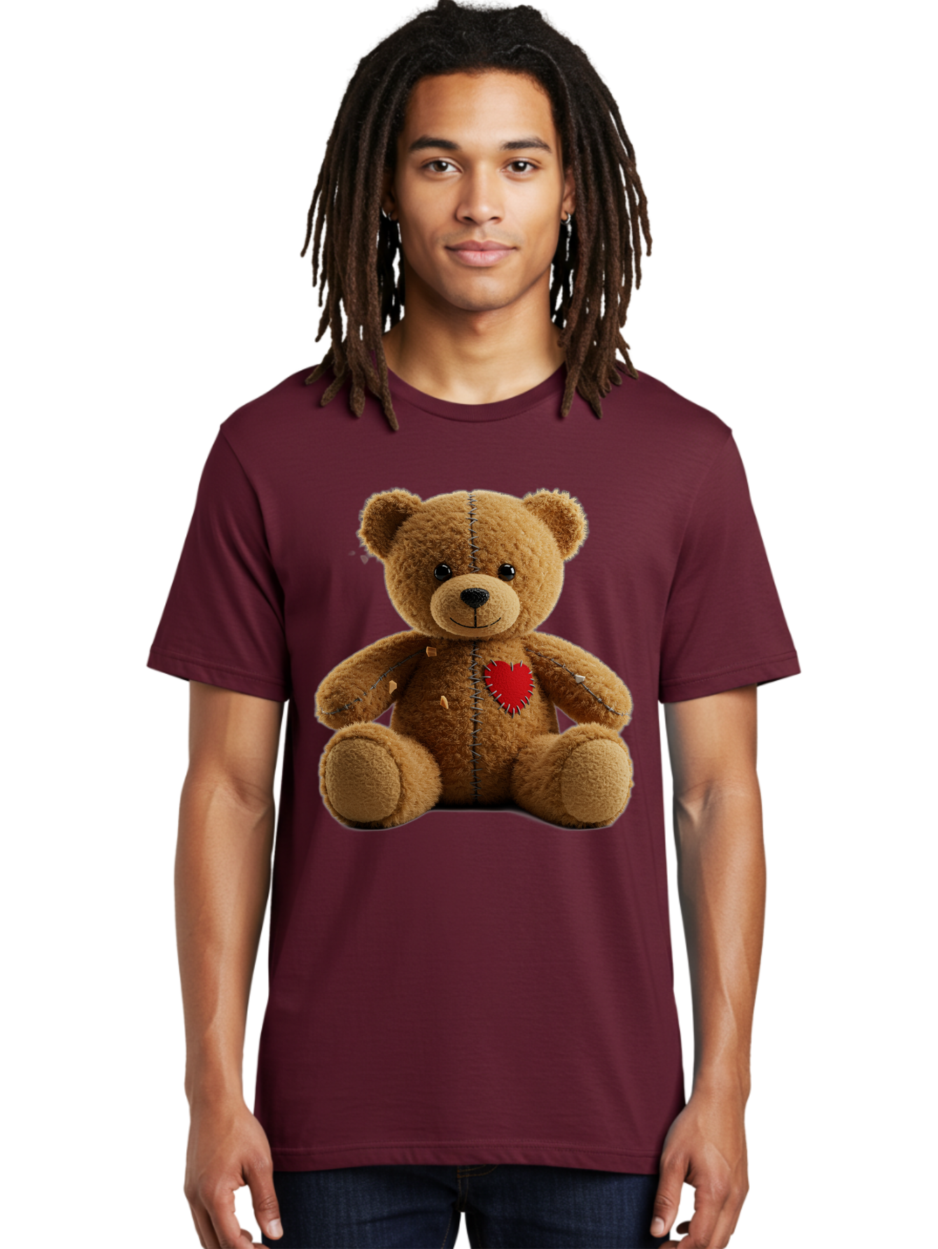 Teddy-Bear-Voodoo-Doll Men'S Graphic Tee, 100% Cotton, Comfortable Casual Summer Wear, Machine Washable, Vintage Camera, Old Camera, Antique Camera, Black Camera, Classic Photography, Photography Equipment, Nostalgic Device, Film Camera, Bal470
