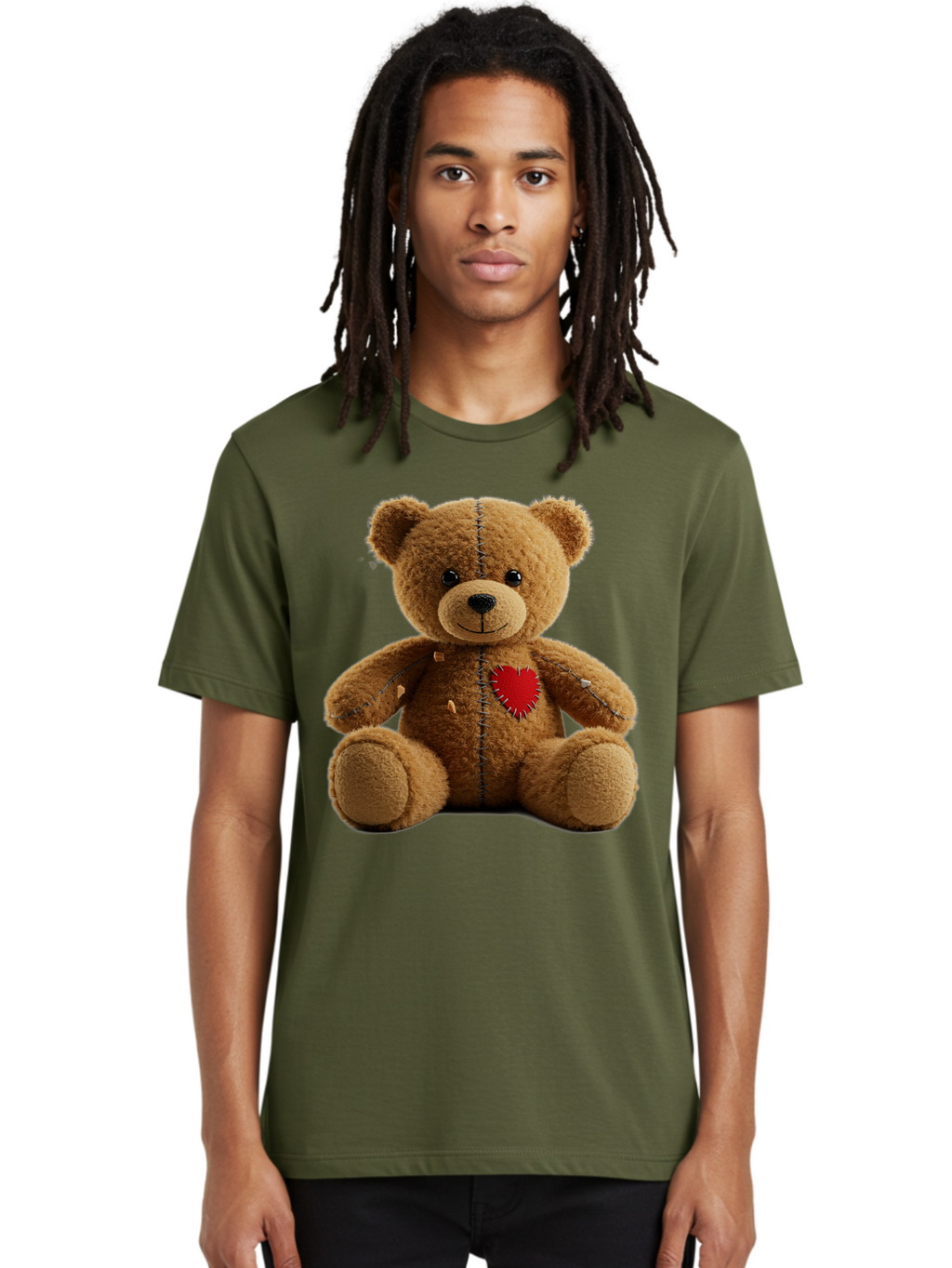 Teddy-Bear-Voodoo-Doll Men'S Graphic Tee, 100% Cotton, Comfortable Casual Summer Wear, Machine Washable, Vintage Camera, Old Camera, Antique Camera, Black Camera, Classic Photography, Photography Equipment, Nostalgic Device, Film Camera, Bal470