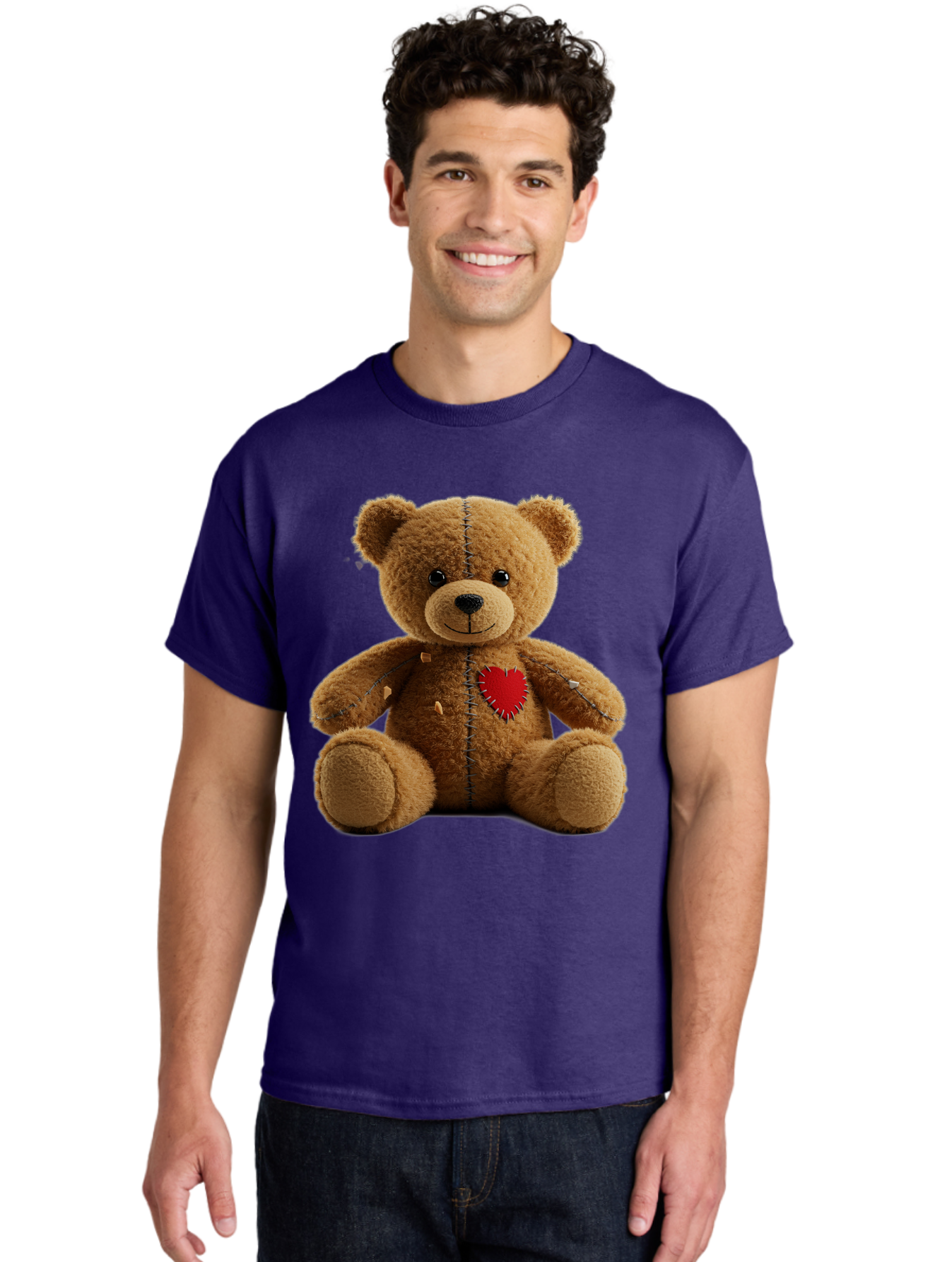 Teddy-Bear-Voodoo-Doll Men'S Graphic Tee, 100% Cotton, Comfortable Casual Summer Wear, Machine Washable, Vintage Camera, Old Camera, Antique Camera, Black Camera, Classic Photography, Photography Equipment, Nostalgic Device, Film Camera, Bal470