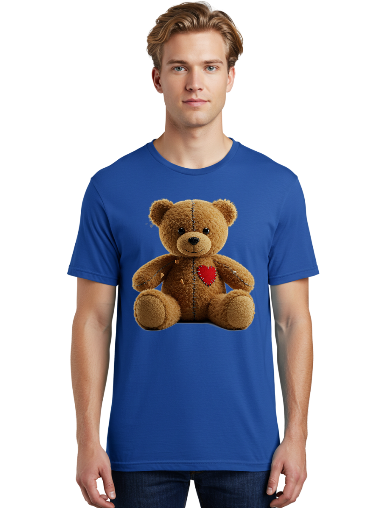 Teddy-Bear-Voodoo-Doll Men'S Graphic Tee, 100% Cotton, Comfortable Casual Summer Wear, Machine Washable, Vintage Camera, Old Camera, Antique Camera, Black Camera, Classic Photography, Photography Equipment, Nostalgic Device, Film Camera, Bal470