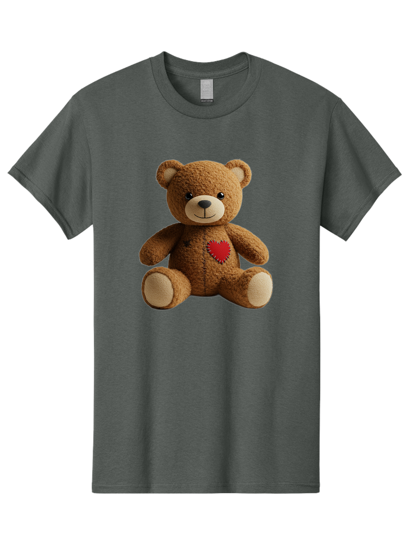 Teddy-Bear-With-Heart Men'S Graphic Tee, 100% Cotton, Comfortable Casual Summer Wear, Machine Washable, Vintage Camera, Old Camera, Antique Camera, Black Camera, Classic Photography, Photography Equipment, Nostalgic Device, Film Camera, Bal473