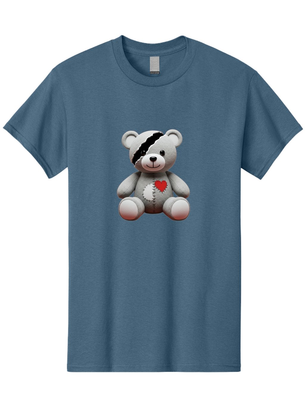 Teddy-Bear-With-Stitches Men'S Graphic Tee, 100% Cotton, Comfortable Casual Summer Wear, Machine Washable, Vintage Camera, Old Camera, Antique Camera, Black Camera, Classic Photography, Photography Equipment, Nostalgic Device, Film Camera, Bal474