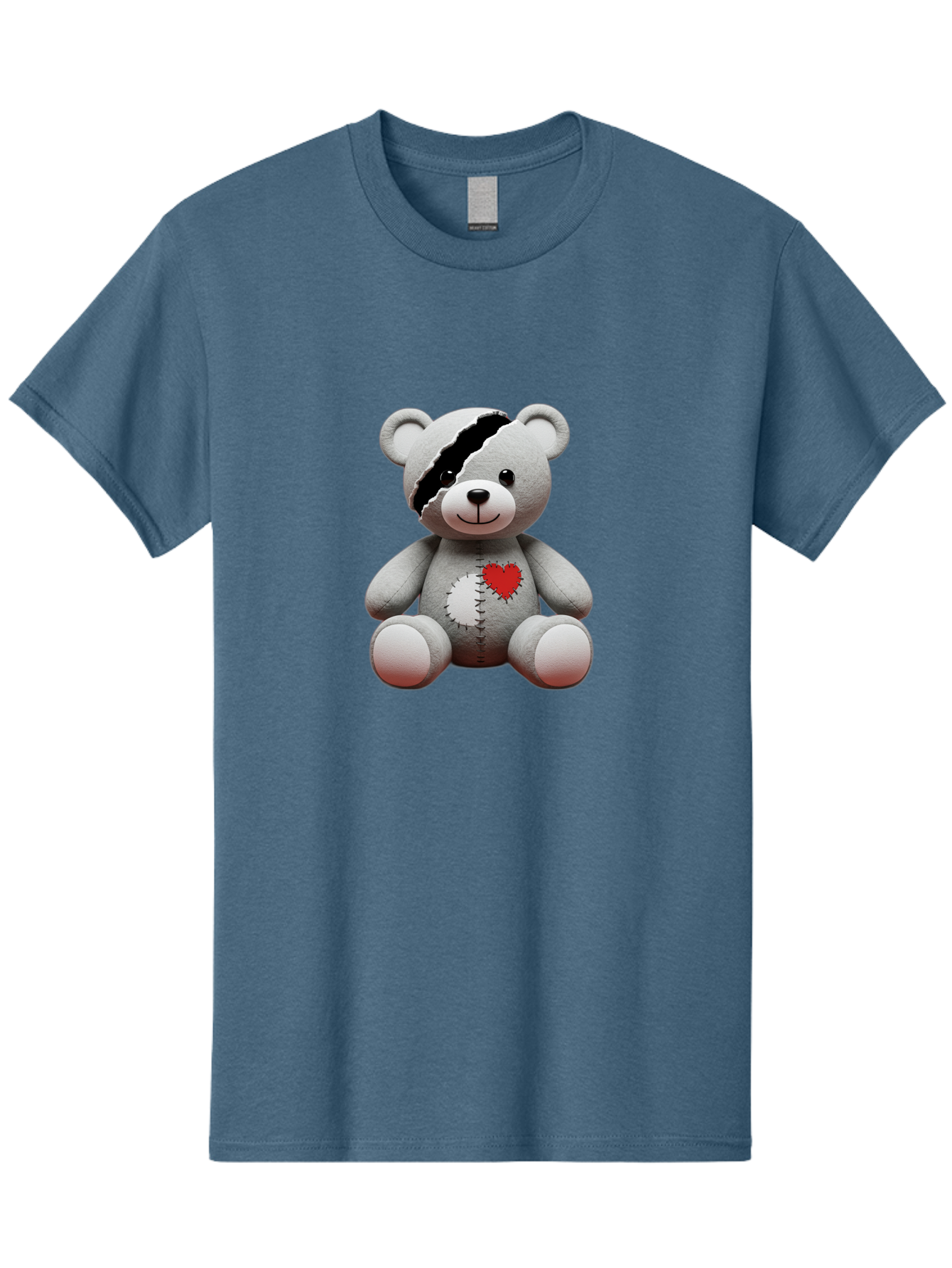 Teddy-Bear-With-Stitches Men'S Graphic Tee, 100% Cotton, Comfortable Casual Summer Wear, Machine Washable, Vintage Camera, Old Camera, Antique Camera, Black Camera, Classic Photography, Photography Equipment, Nostalgic Device, Film Camera, Bal474