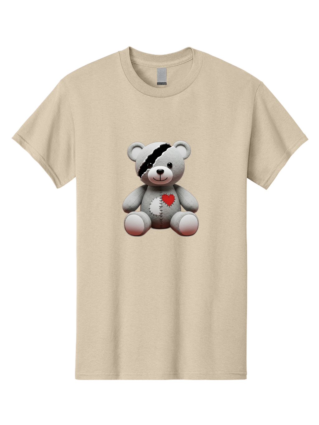 Teddy-Bear-With-Stitches Men'S Graphic Tee, 100% Cotton, Comfortable Casual Summer Wear, Machine Washable, Vintage Camera, Old Camera, Antique Camera, Black Camera, Classic Photography, Photography Equipment, Nostalgic Device, Film Camera, Bal474