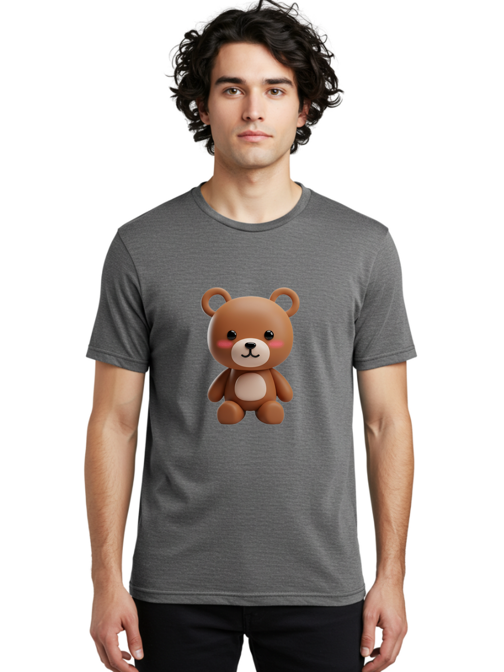 Teddy-Bear Men'S Graphic Tee, 100% Cotton, Comfortable Casual Summer Wear, Machine Washable, Vintage Camera, Old Camera, Antique Camera, Black Camera, Classic Photography, Photography Equipment, Nostalgic Device, Film Camera, Camera Art Bal475