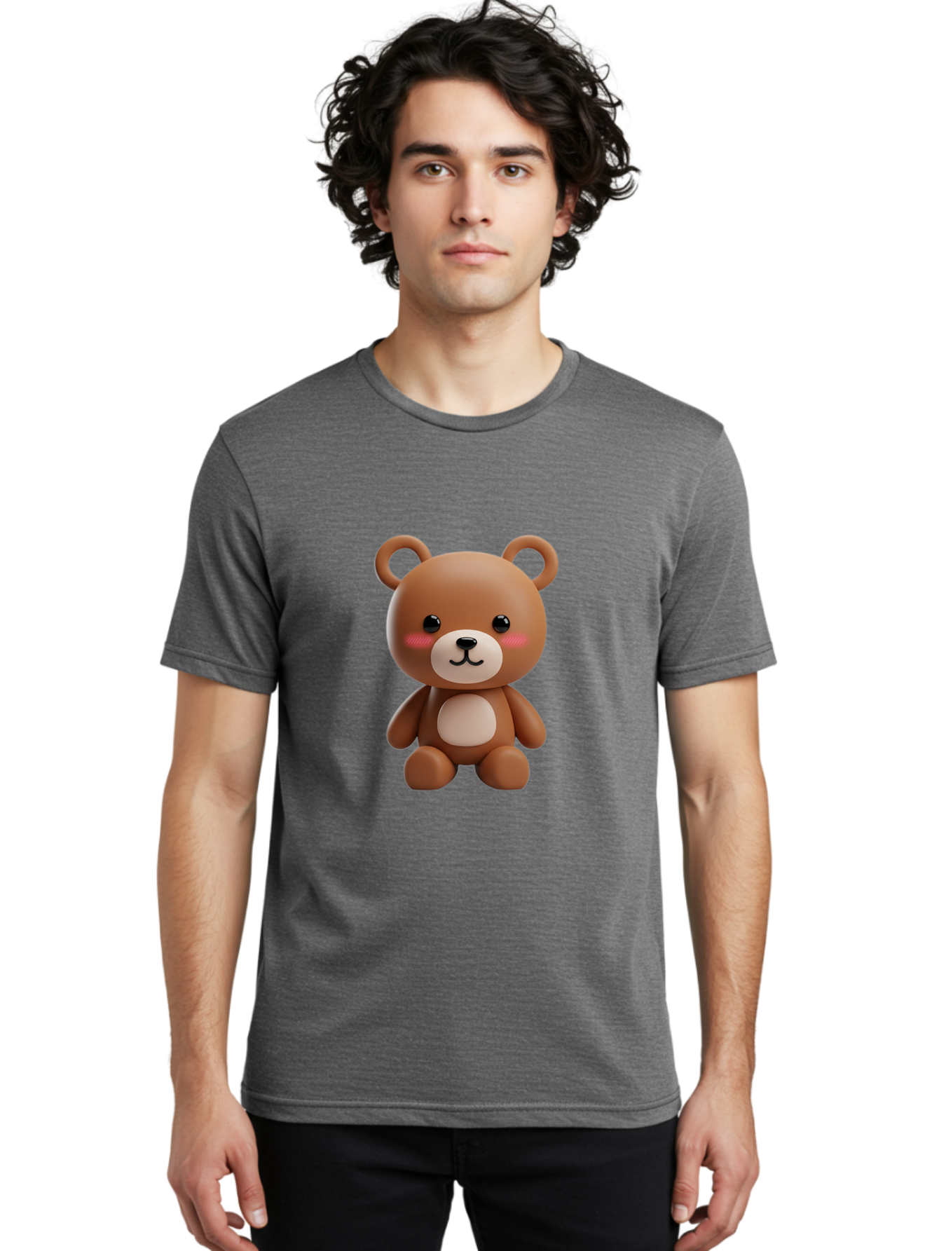 Teddy-Bear Men'S Graphic Tee, 100% Cotton, Comfortable Casual Summer Wear, Machine Washable, Vintage Camera, Old Camera, Antique Camera, Black Camera, Classic Photography, Photography Equipment, Nostalgic Device, Film Camera, Camera Art Bal475