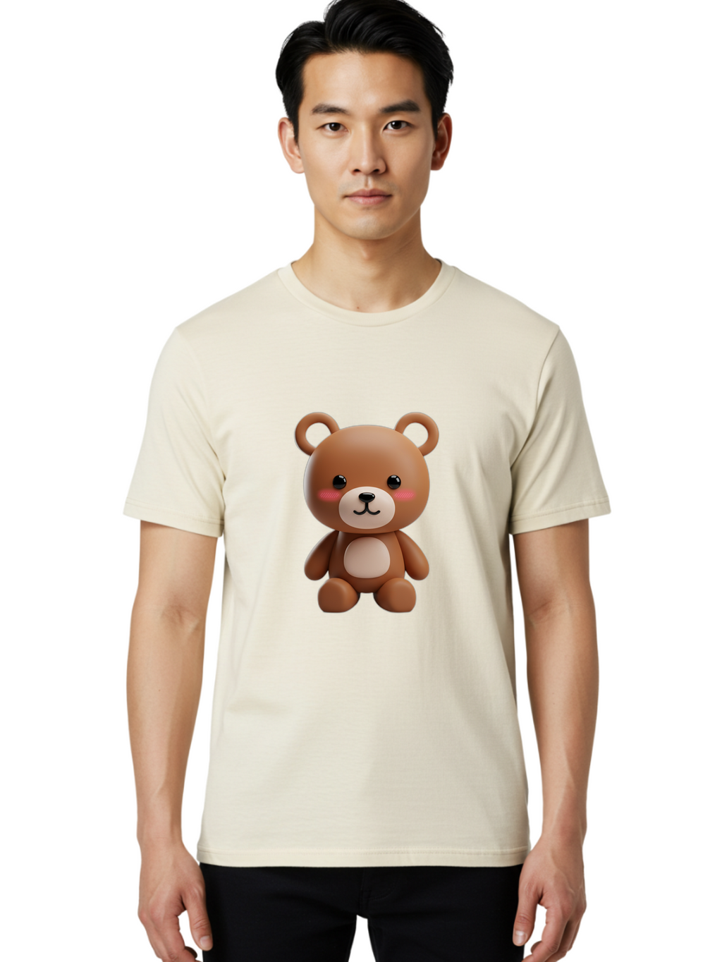 Teddy-Bear Men'S Graphic Tee, 100% Cotton, Comfortable Casual Summer Wear, Machine Washable, Vintage Camera, Old Camera, Antique Camera, Black Camera, Classic Photography, Photography Equipment, Nostalgic Device, Film Camera, Camera Art Bal475