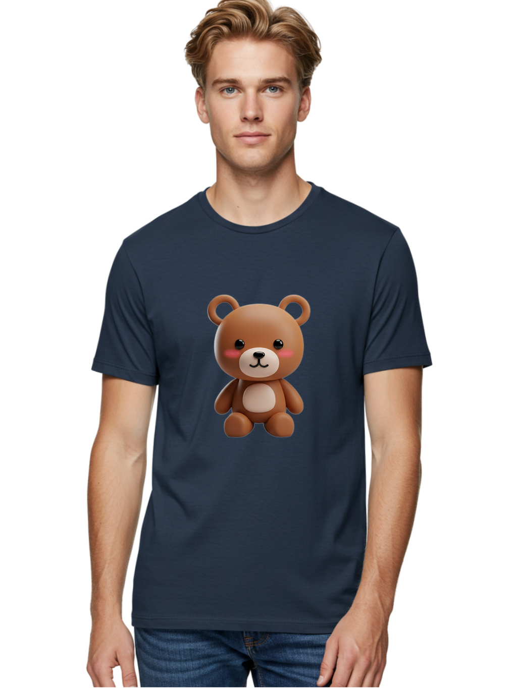 Teddy-Bear Men'S Graphic Tee, 100% Cotton, Comfortable Casual Summer Wear, Machine Washable, Vintage Camera, Old Camera, Antique Camera, Black Camera, Classic Photography, Photography Equipment, Nostalgic Device, Film Camera, Camera Art Bal475