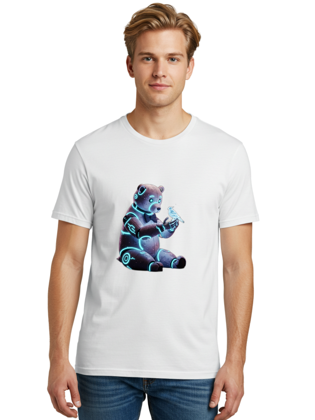 Teddy-Bot-1 Men'S Graphic Tee, 100% Cotton, Comfortable Casual Summer Wear, Machine Washable, Vintage Camera, Old Camera, Antique Camera, Black Camera, Classic Photography, Photography Equipment, Nostalgic Device, Film Camera, Camera Art Bal476