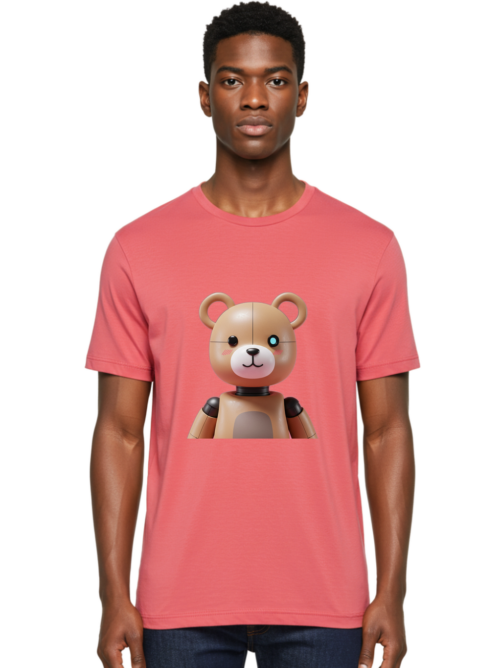 Teddy-Bot Men'S Graphic Tee, 100% Cotton, Comfortable Casual Summer Wear, Machine Washable, Vintage Camera, Old Camera, Antique Camera, Black Camera, Classic Photography, Photography Equipment, Nostalgic Device, Film Camera, Camera Art Bal477