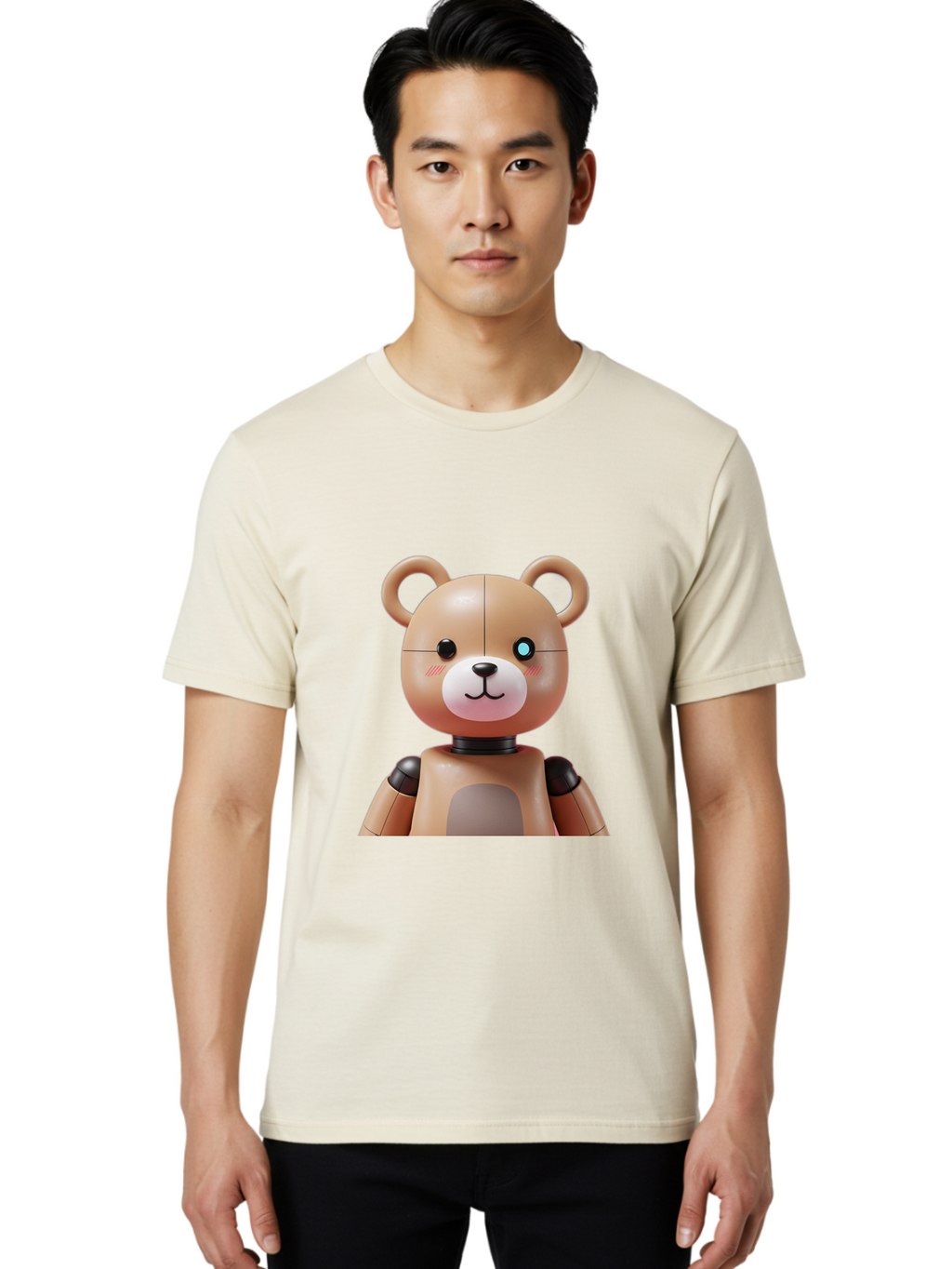 Teddy-Bot Men'S Graphic Tee, 100% Cotton, Comfortable Casual Summer Wear, Machine Washable, Vintage Camera, Old Camera, Antique Camera, Black Camera, Classic Photography, Photography Equipment, Nostalgic Device, Film Camera, Camera Art Bal477