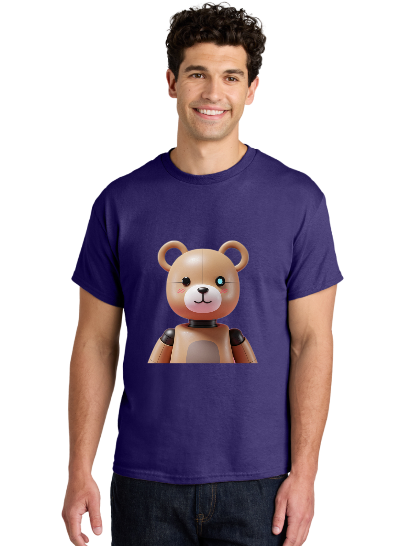 Teddy-Bot Men'S Graphic Tee, 100% Cotton, Comfortable Casual Summer Wear, Machine Washable, Vintage Camera, Old Camera, Antique Camera, Black Camera, Classic Photography, Photography Equipment, Nostalgic Device, Film Camera, Camera Art Bal477