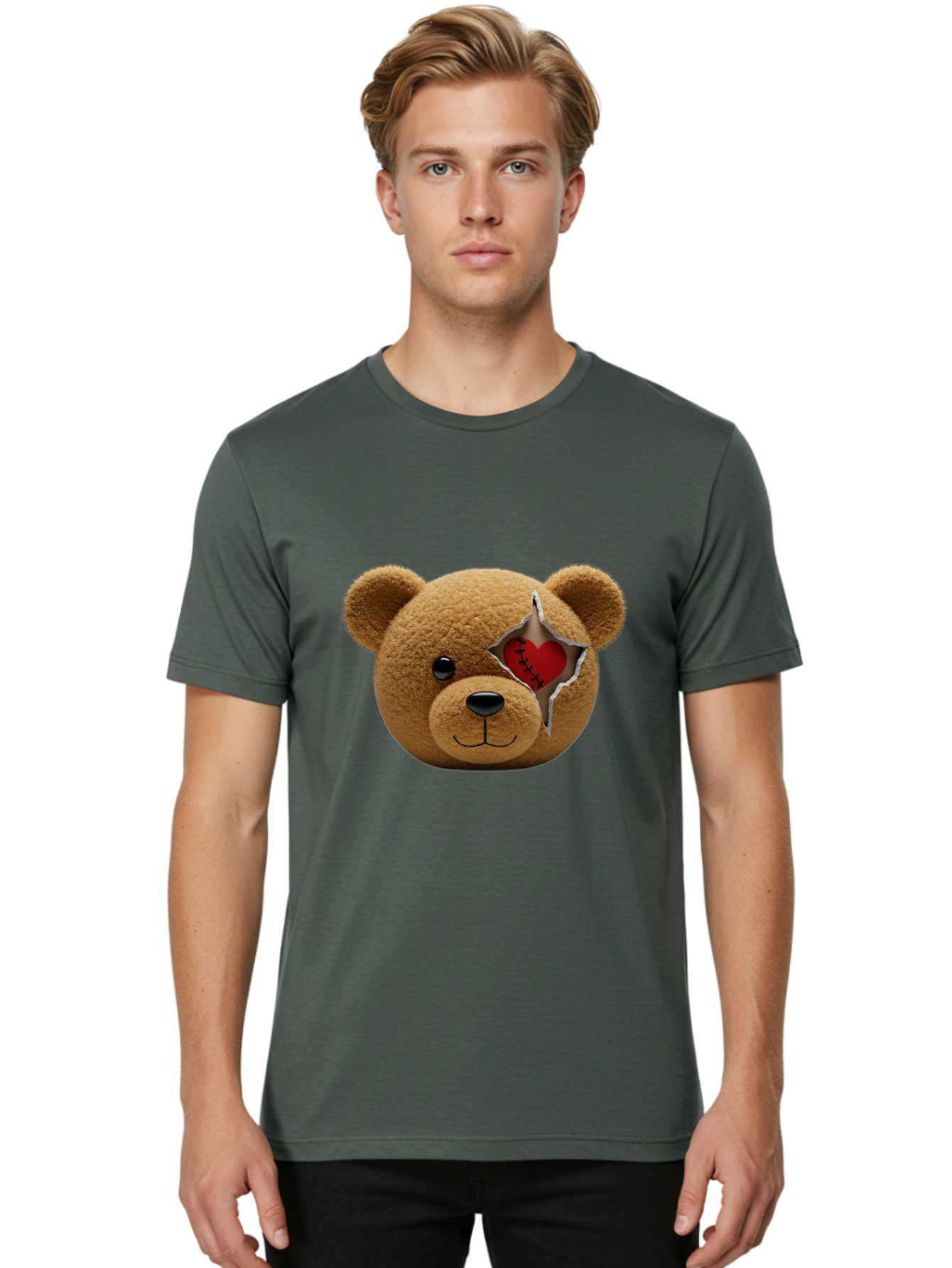 Teddy-Heart Men'S Graphic Tee, 100% Cotton, Comfortable Casual Summer Wear, Machine Washable, Vintage Camera, Old Camera, Antique Camera, Black Camera, Classic Photography, Photography Equipment, Nostalgic Device, Film Camera, Camera Art Bal479